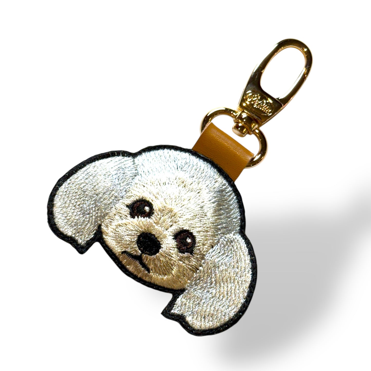 トイプードルの刺繍ワッペン