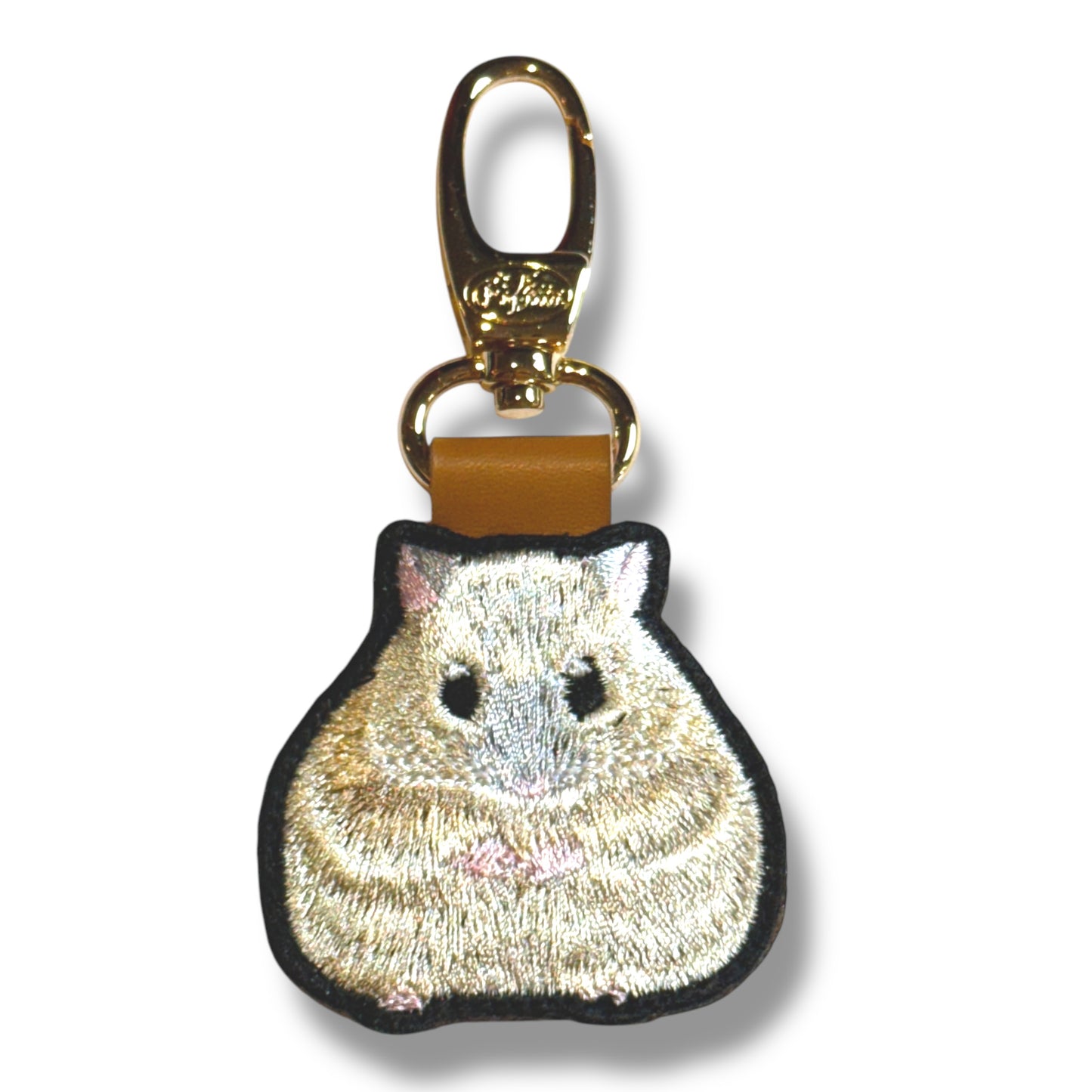 ジャンガリアンハムスターの刺繍ワッペン