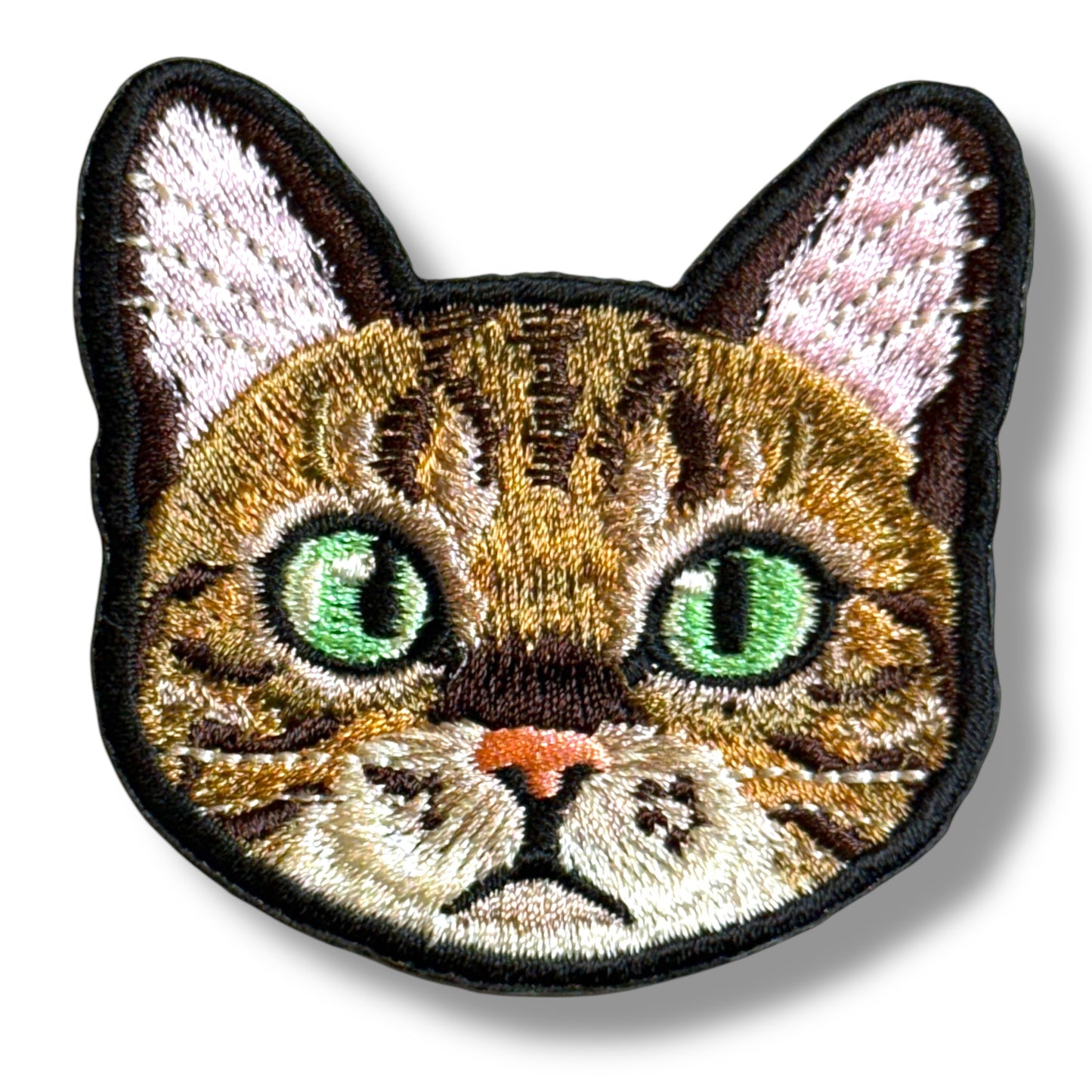 ベンガルキャットの刺繍ワッペン