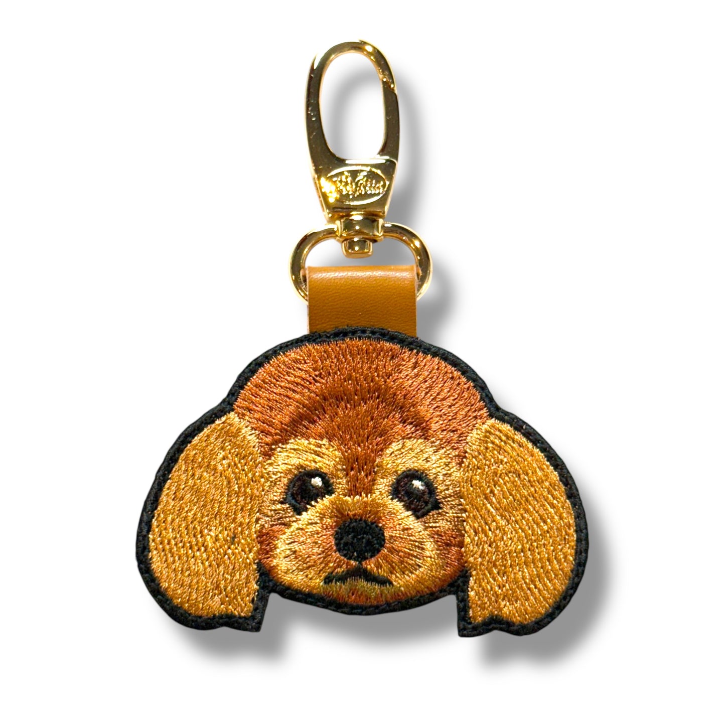 トイプードルの刺繍ワッペン