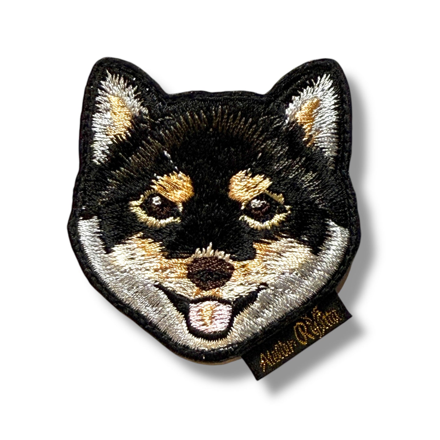 柴犬の刺繍ワッペン