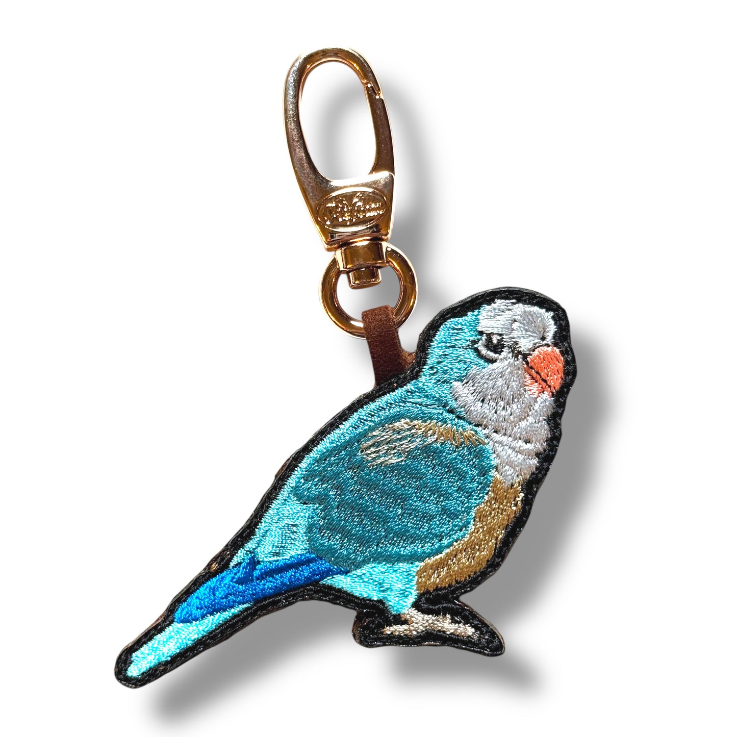 オキナインコの刺繍ワッペン