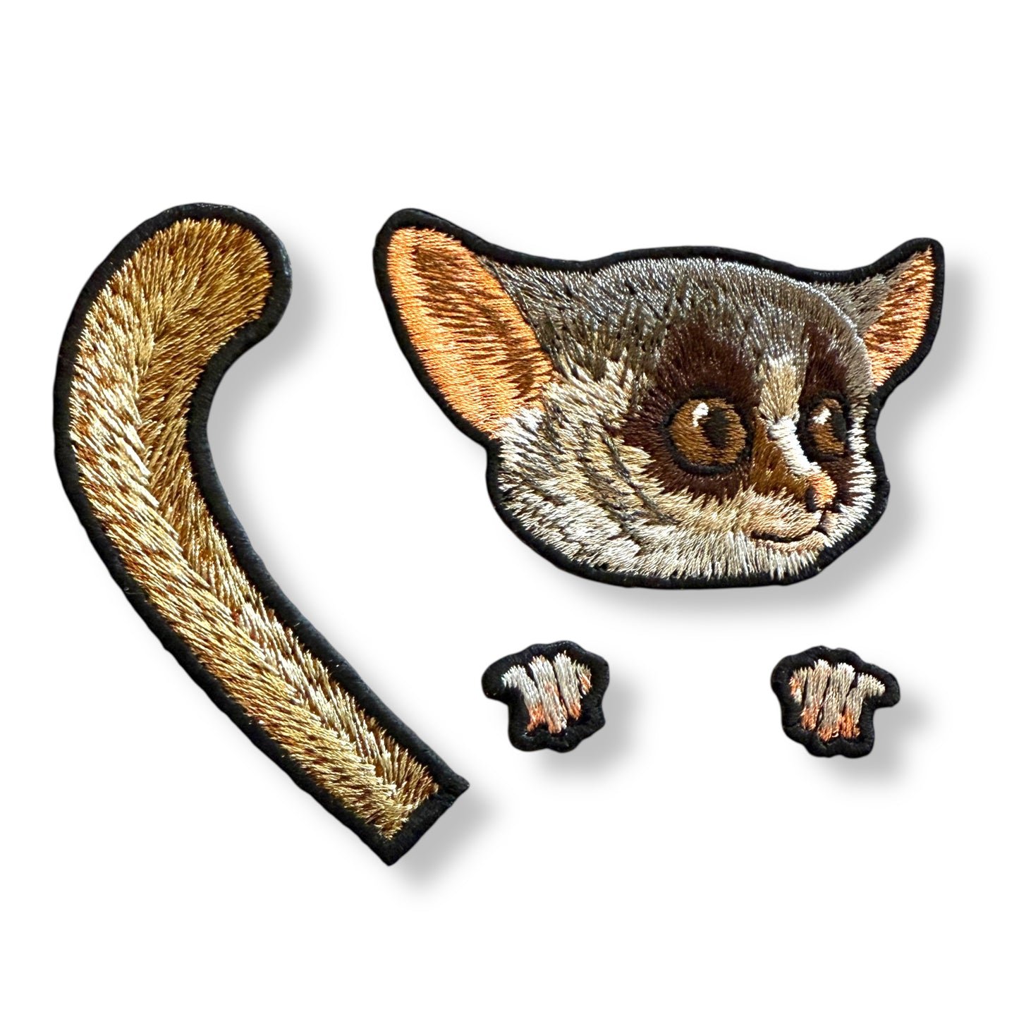 ショウガラゴベビーの 刺繍ワッペン