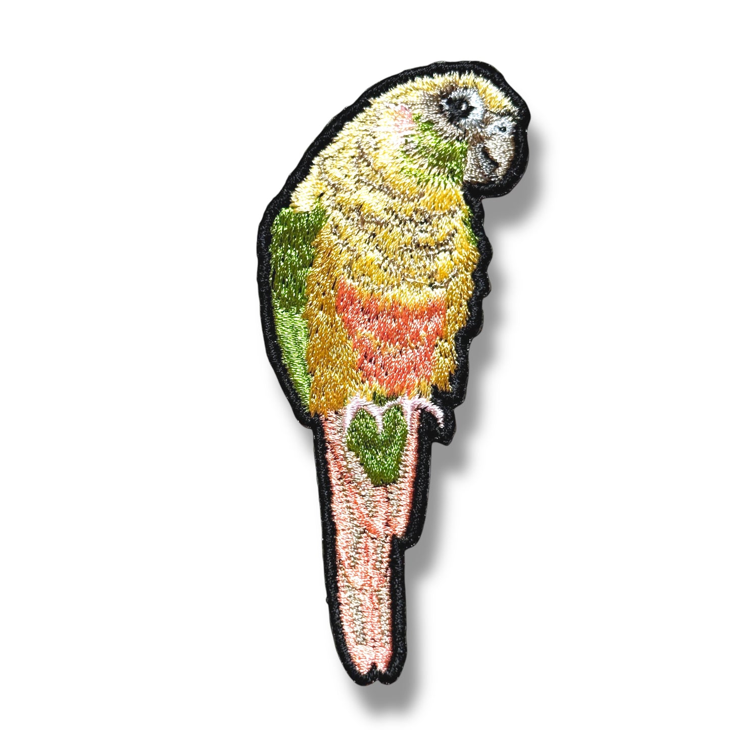ウロコインコの刺繍ワッペン