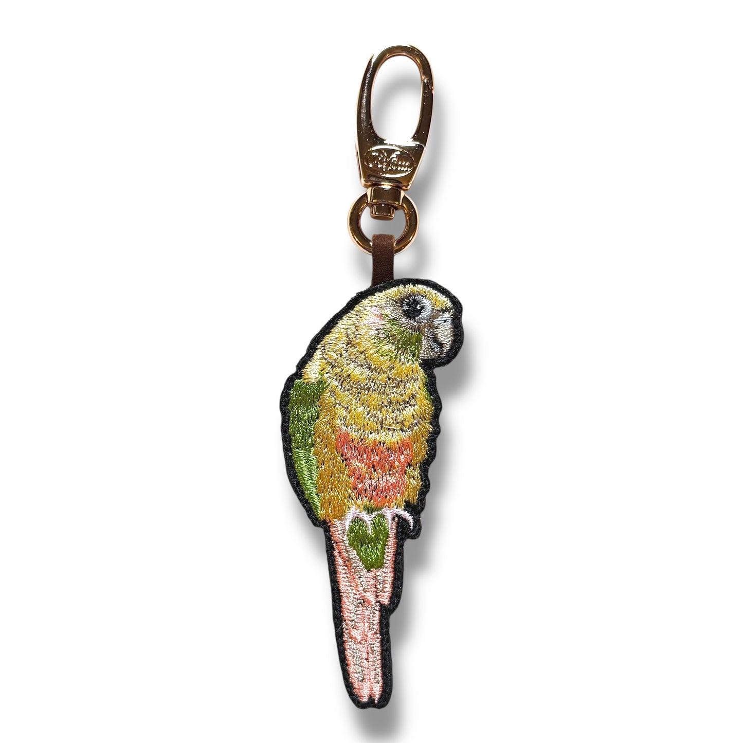 ウロコインコの刺繍ワッペン