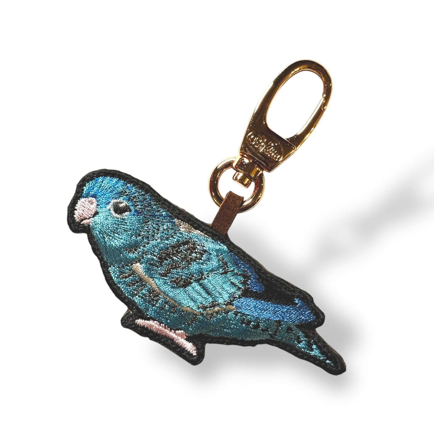 サザナミインコの刺繍ワッペン