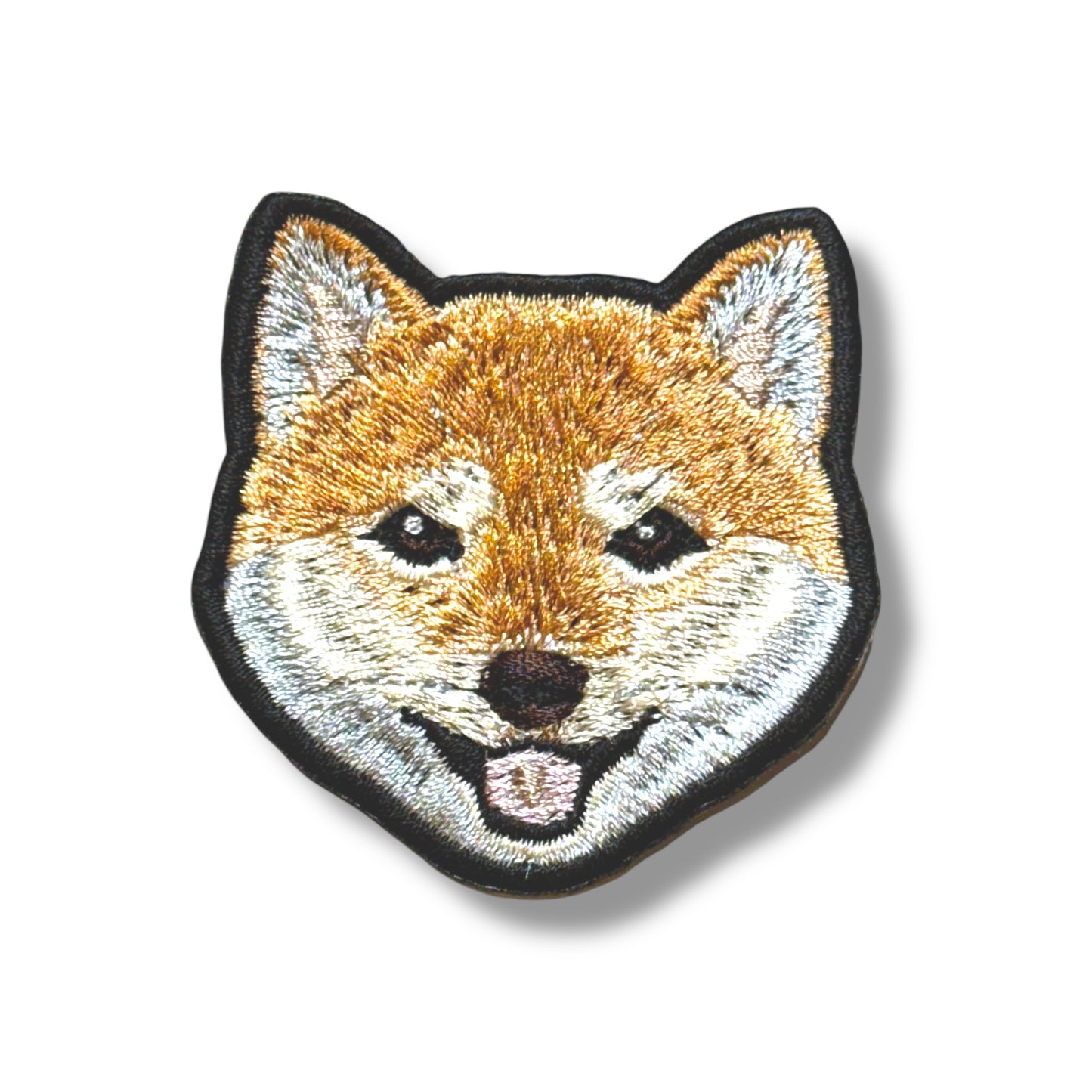 柴犬の刺繍ワッペン