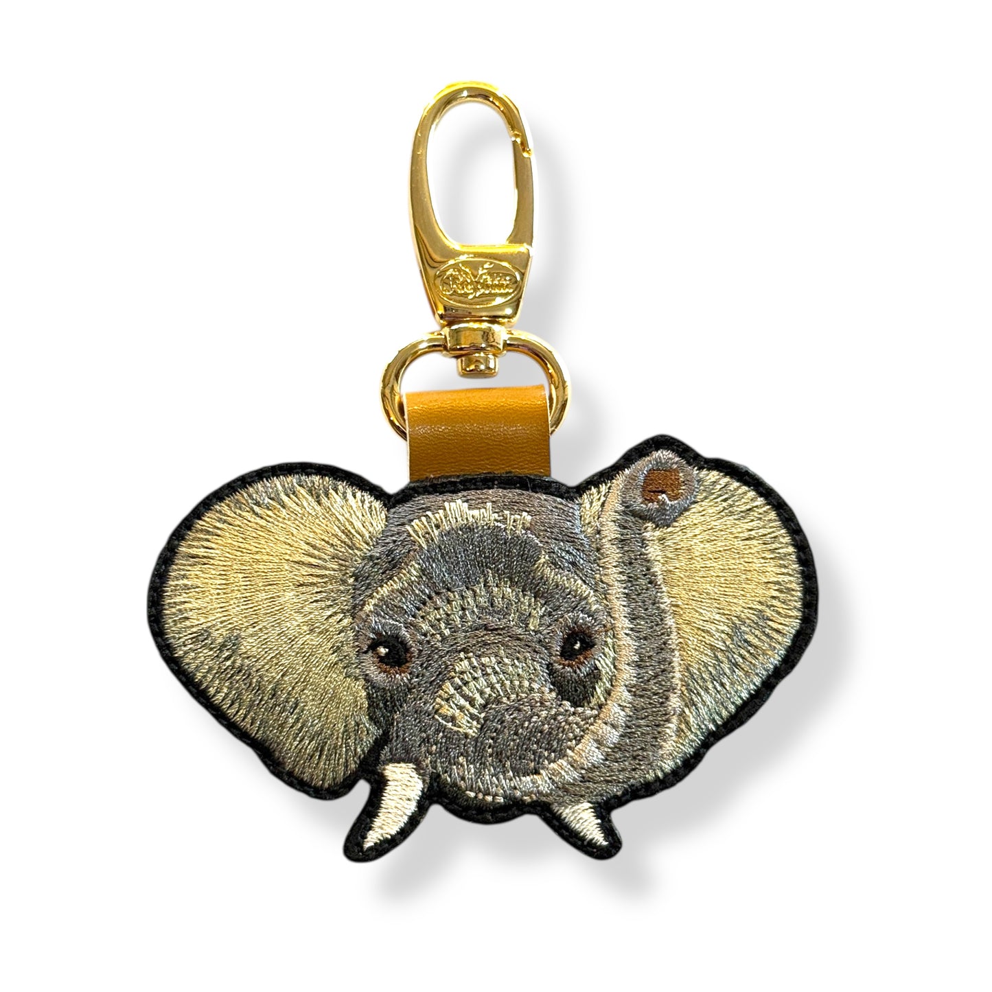 マルミミゾウの刺繍ワッペン