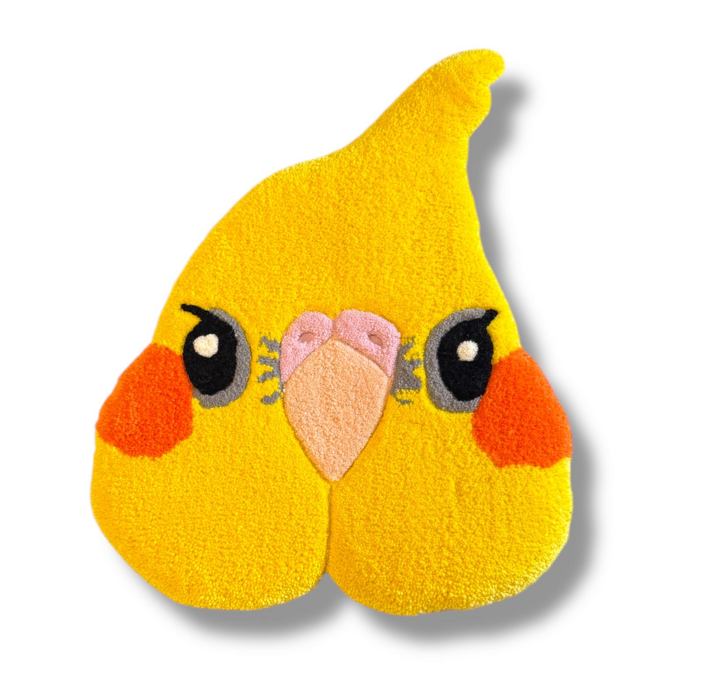 オカメインコのタフティングラグ