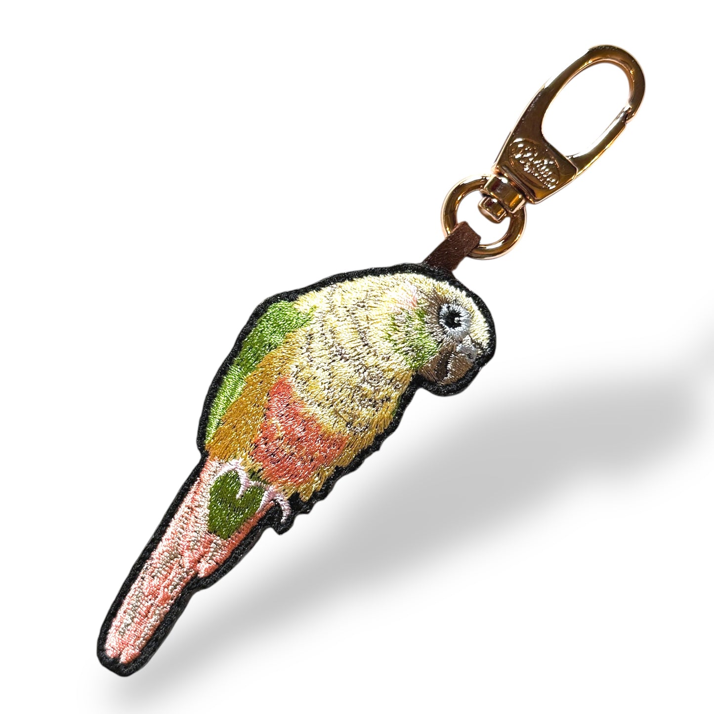 ウロコインコの刺繍ワッペン