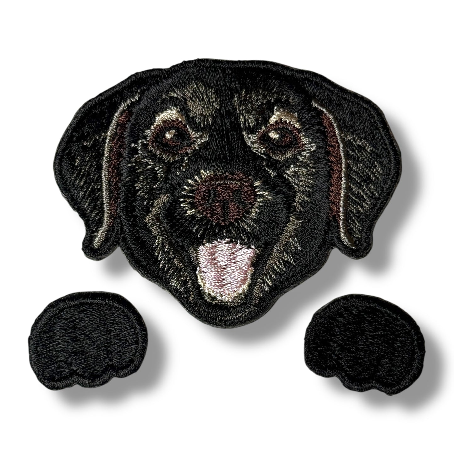 ラブラドール・レトリバーの刺繍ワッペン