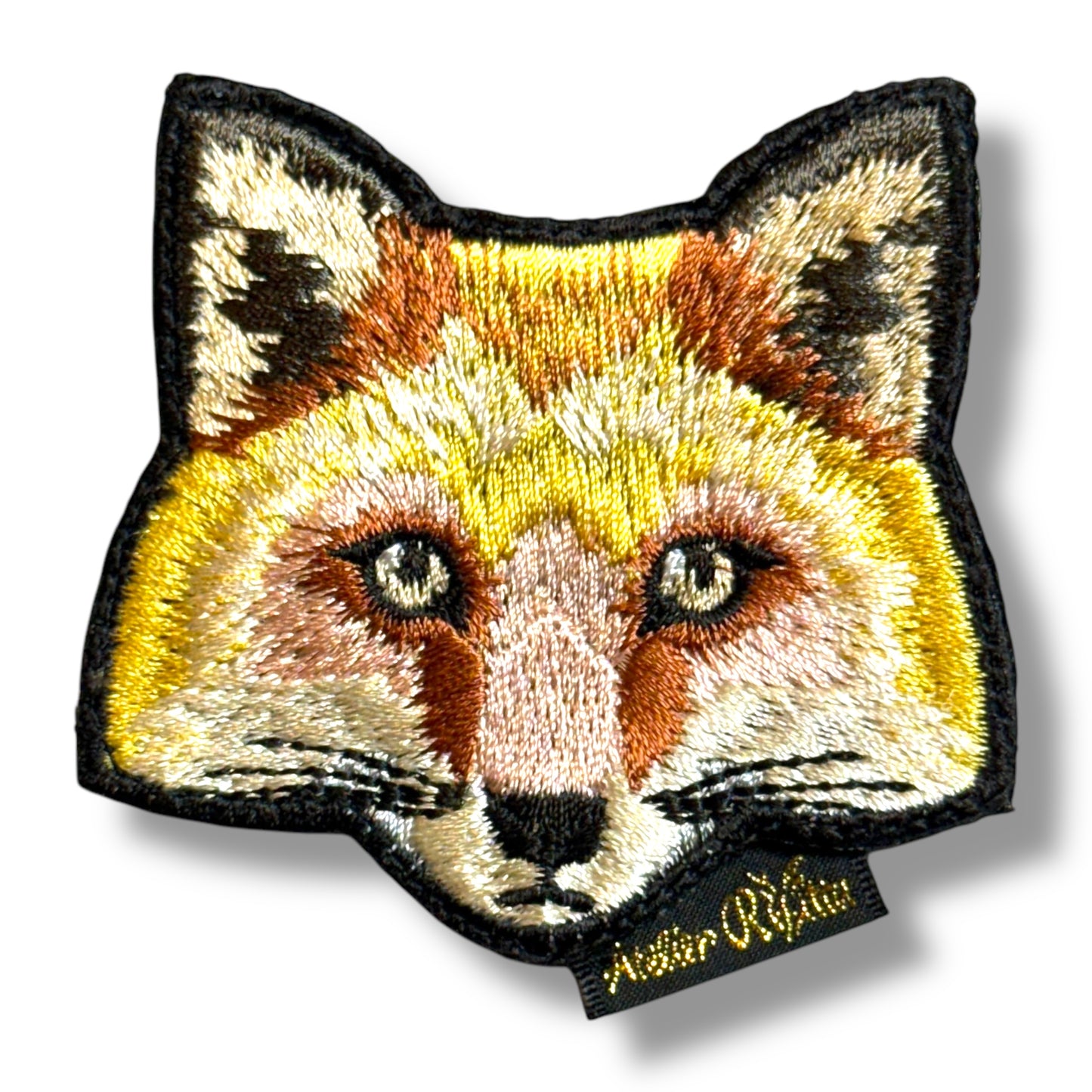 アカキツネの刺繍ワッペン