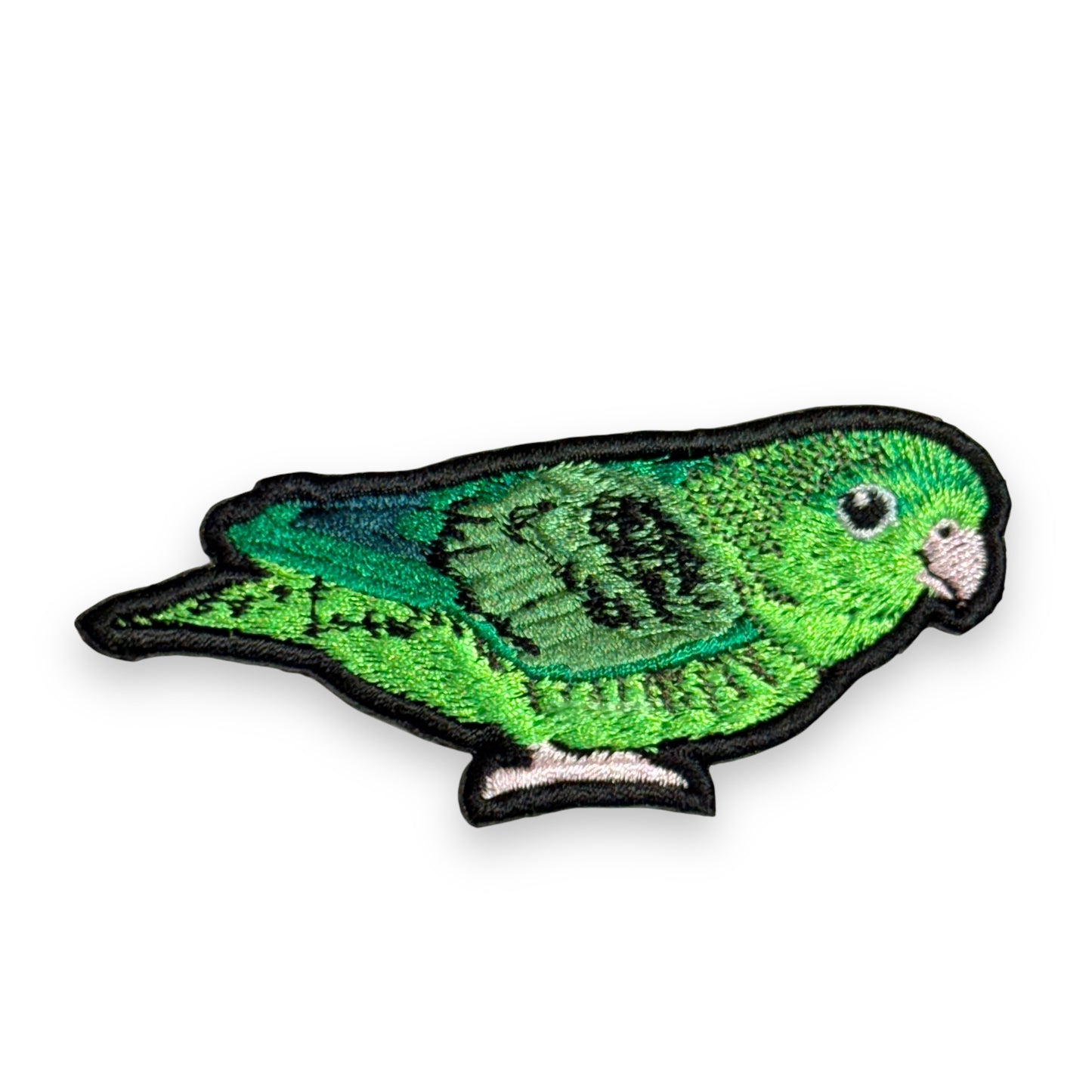 サザナミインコの刺繍ワッペン