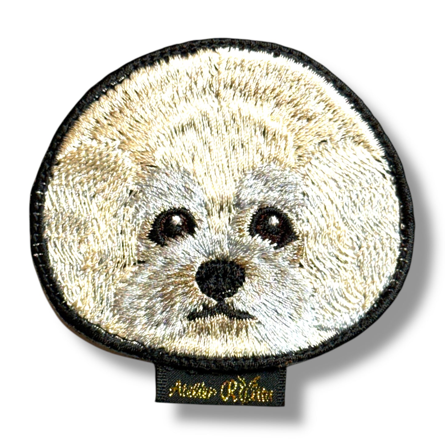 ビション・フリーゼの刺繍ワッペン