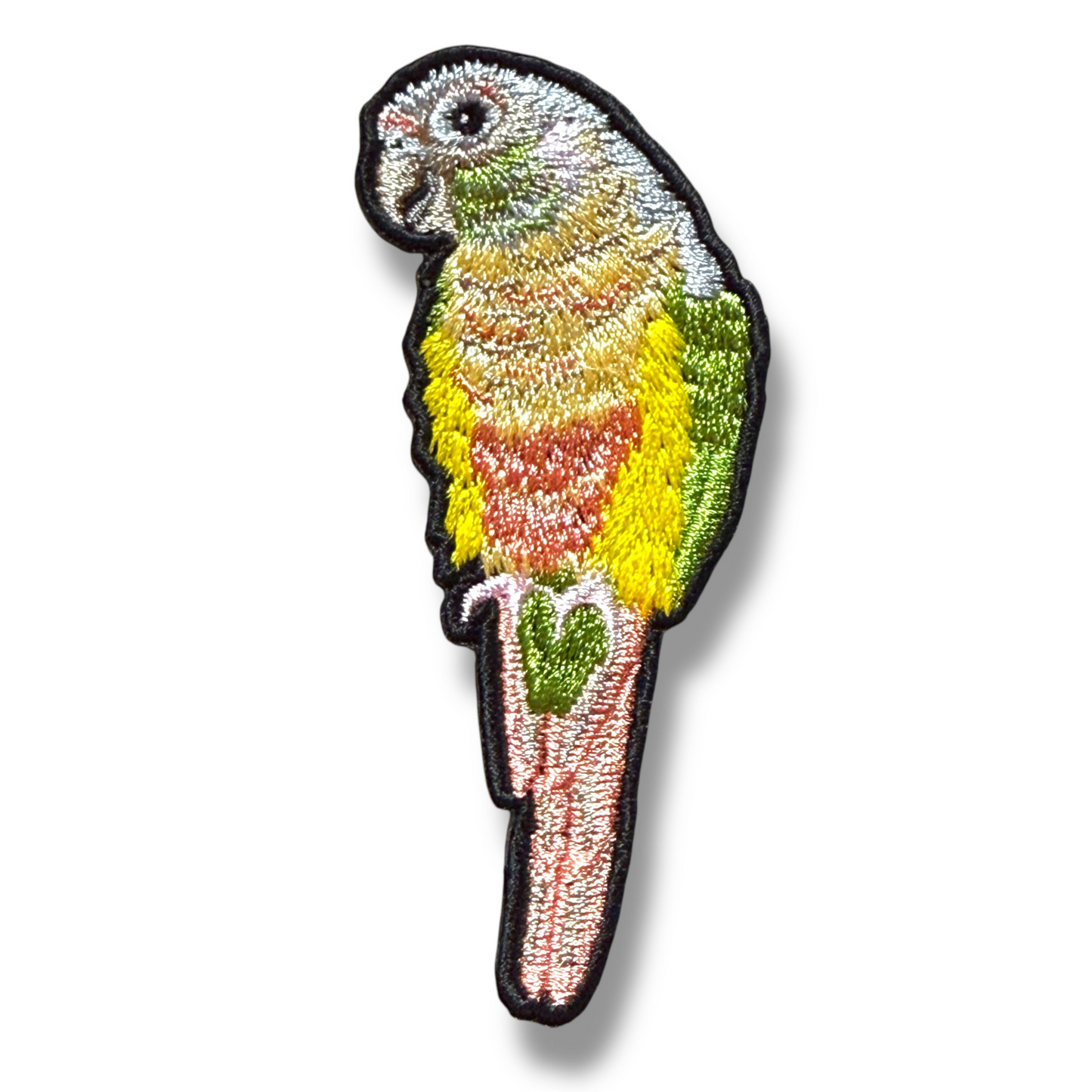 ウロコインコの刺繍ワッペン