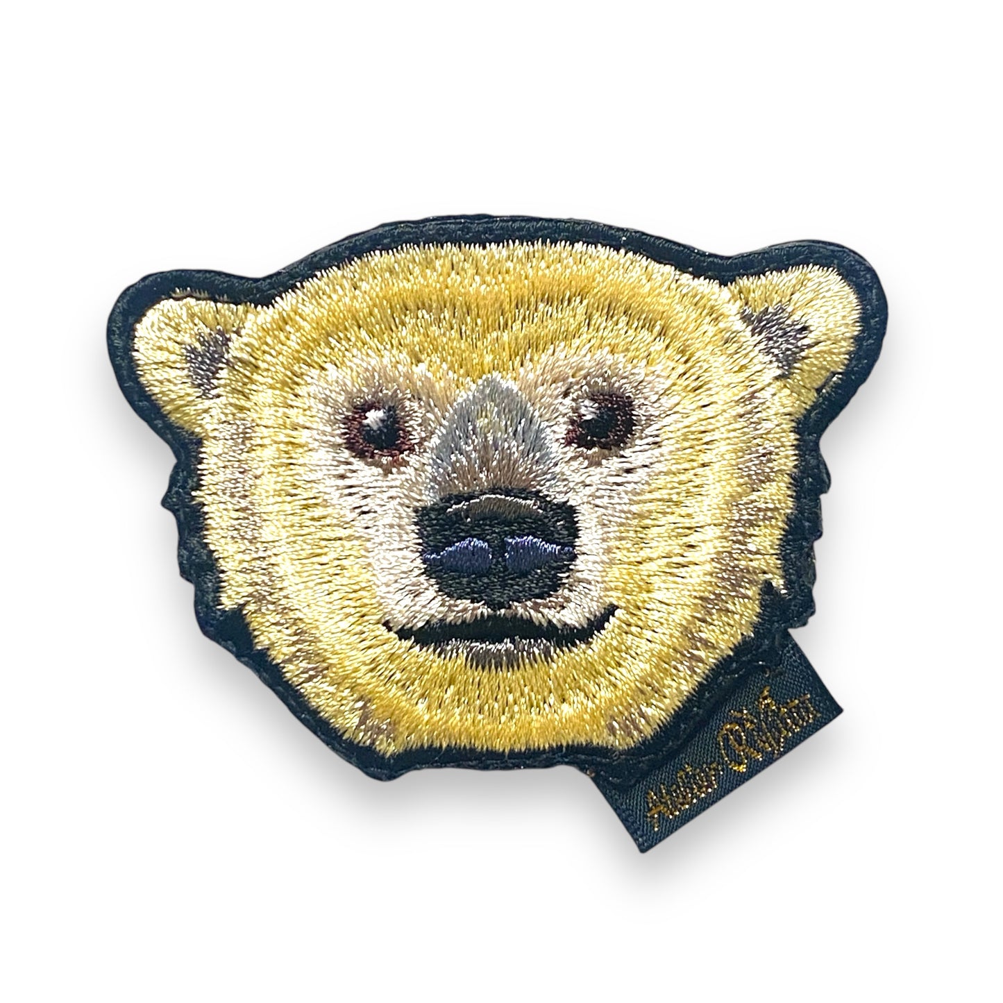 ホッキョクグマの刺繍ワッペン