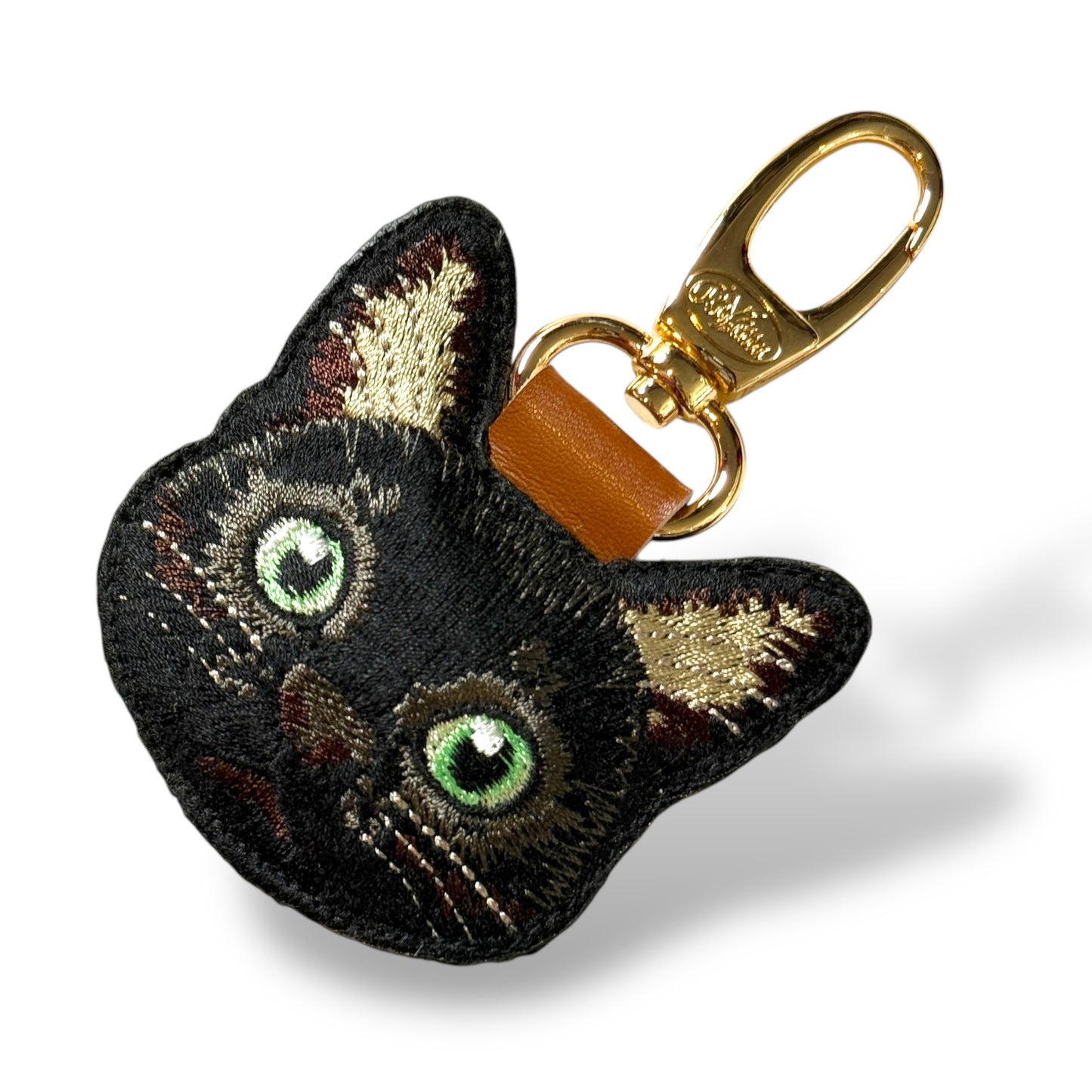 黒猫の刺繍ワッペン