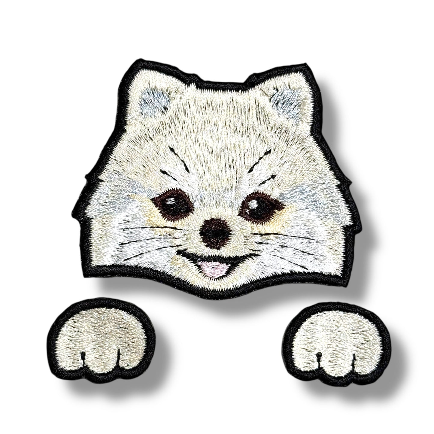 ポメラニアンの刺繍ワッペン