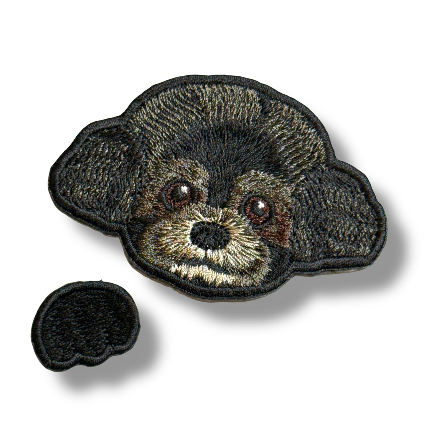 トイプードルの刺繍ワッペン