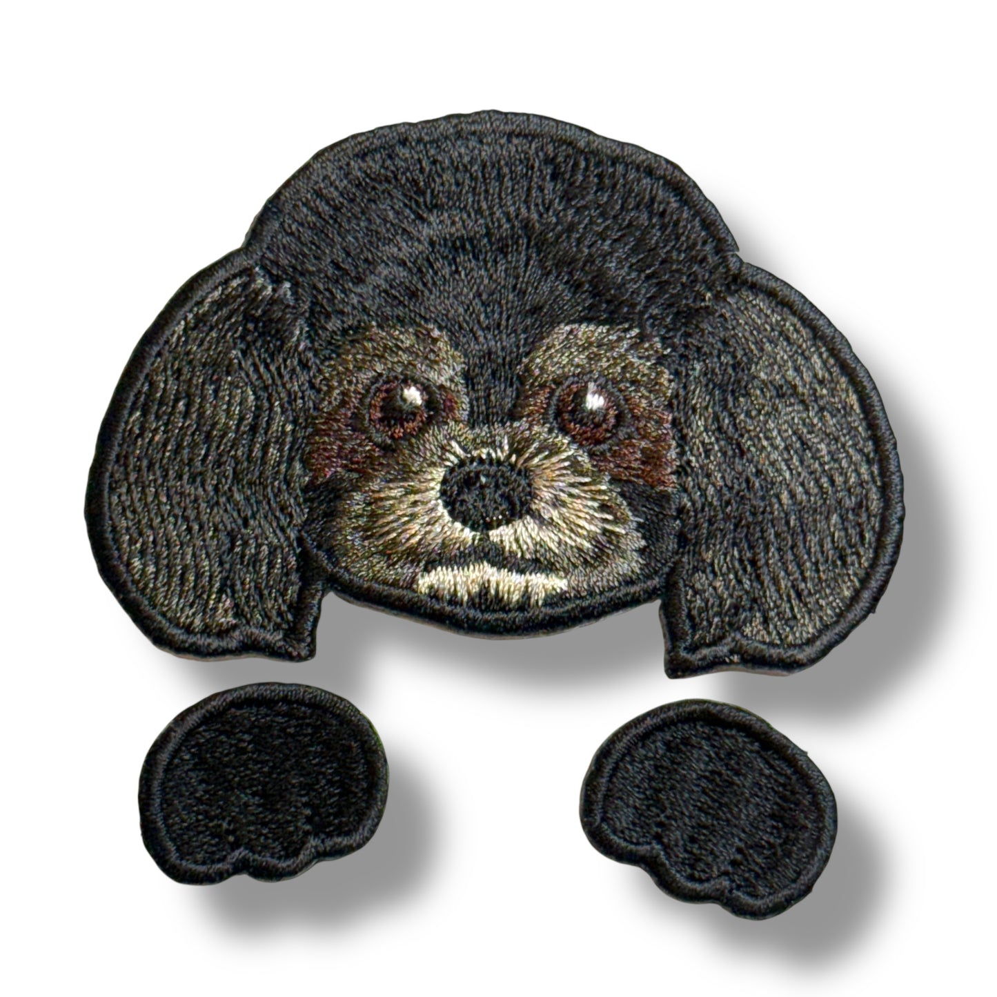 トイプードルの刺繍ワッペン