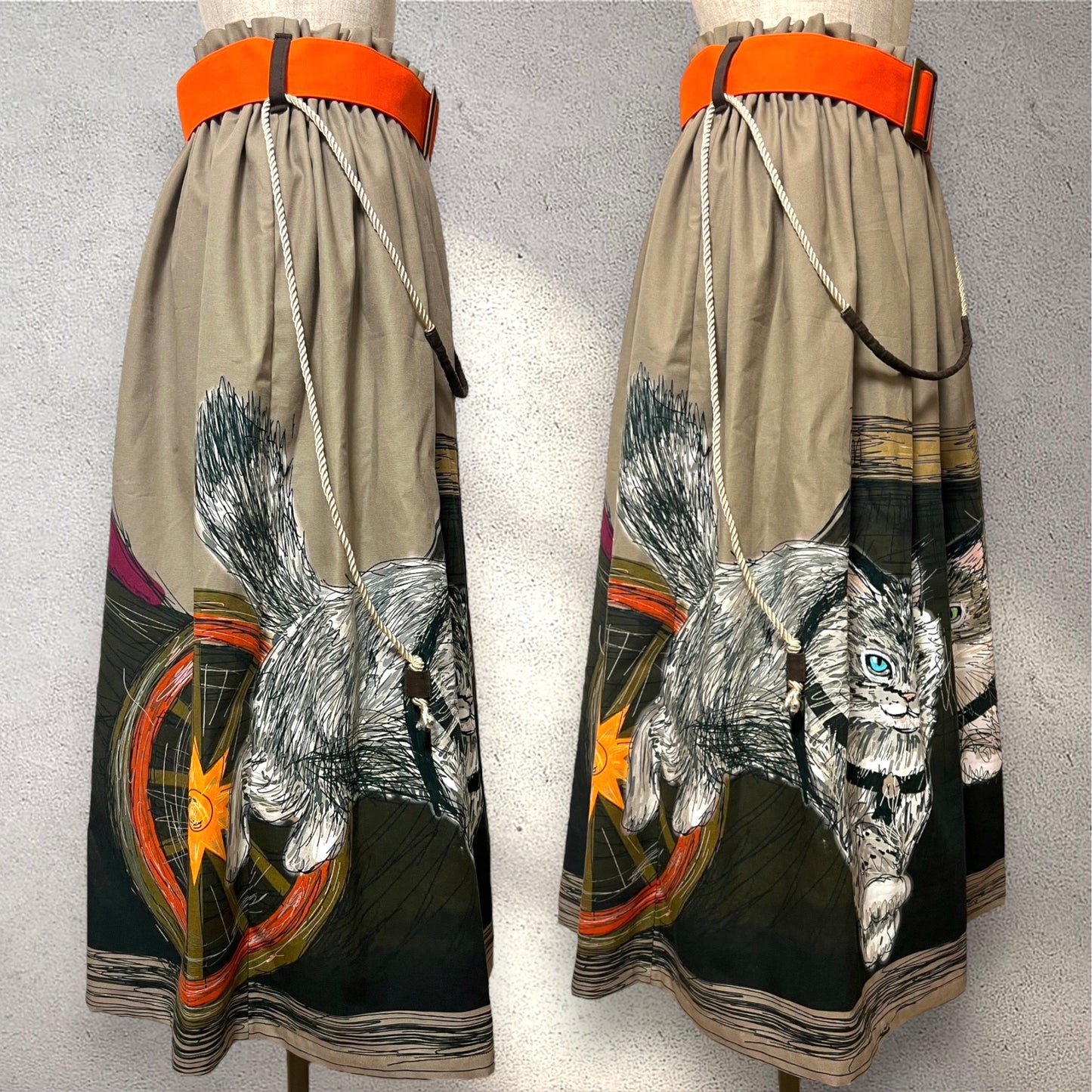 フレイヤの猫戦車スカート 【受注生産】