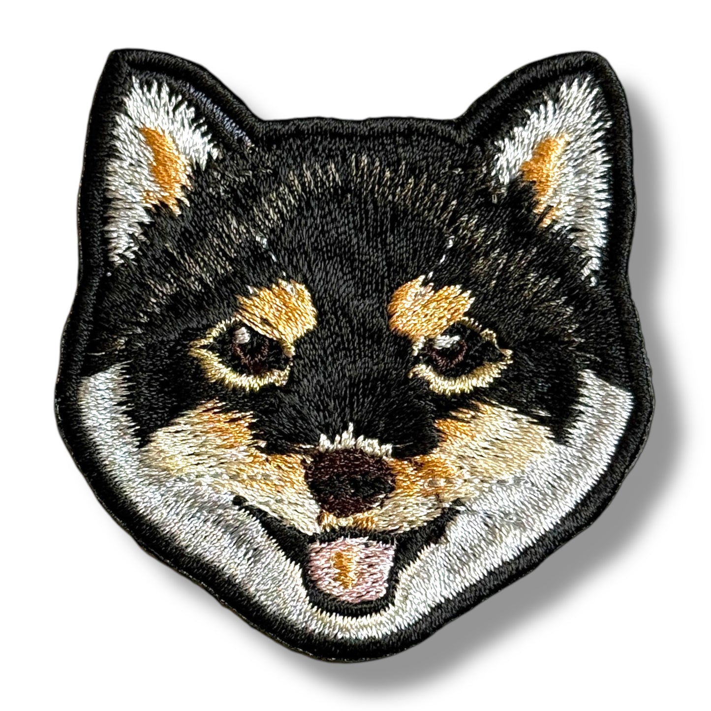 柴犬の刺繍ワッペン