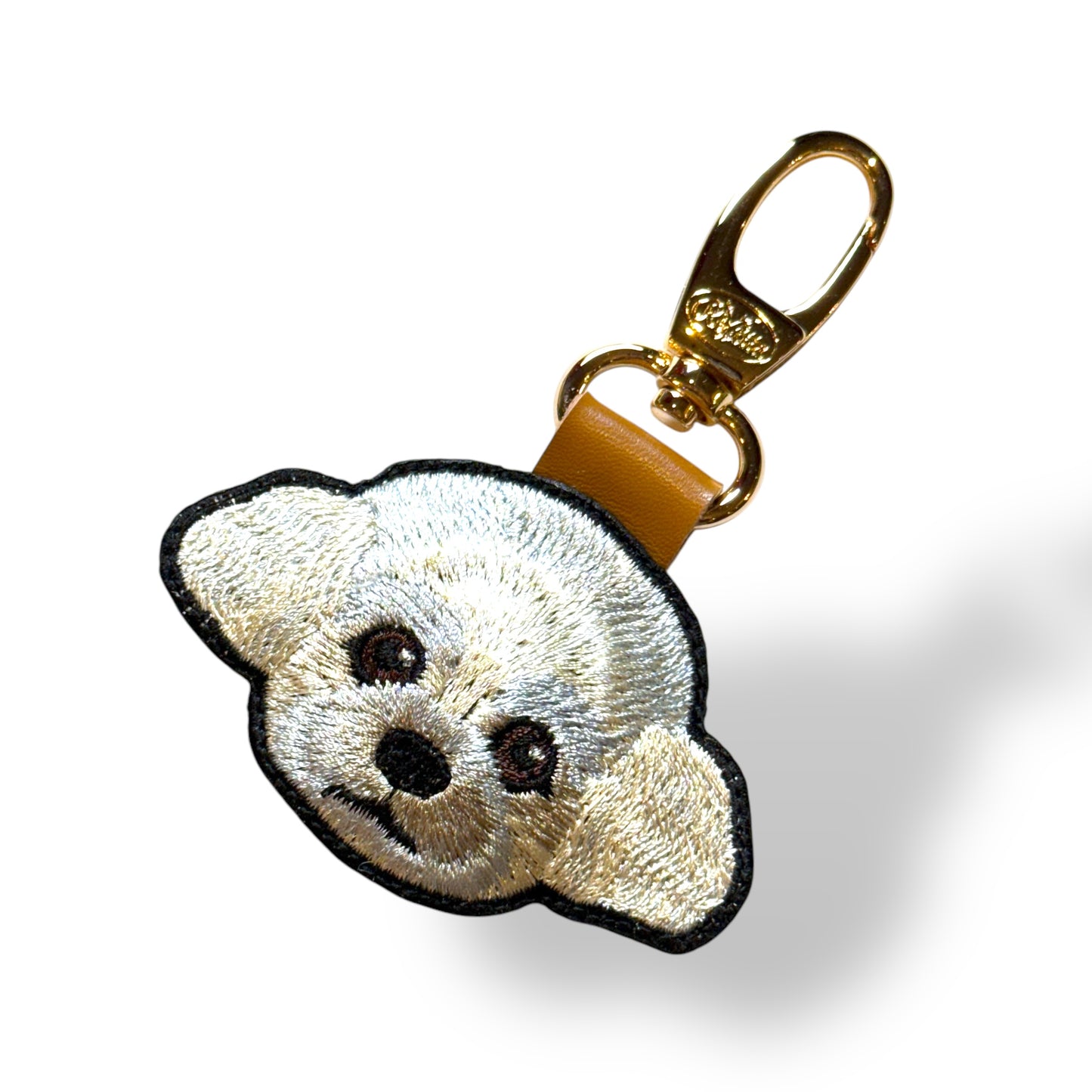 トイプードルの刺繍ワッペン