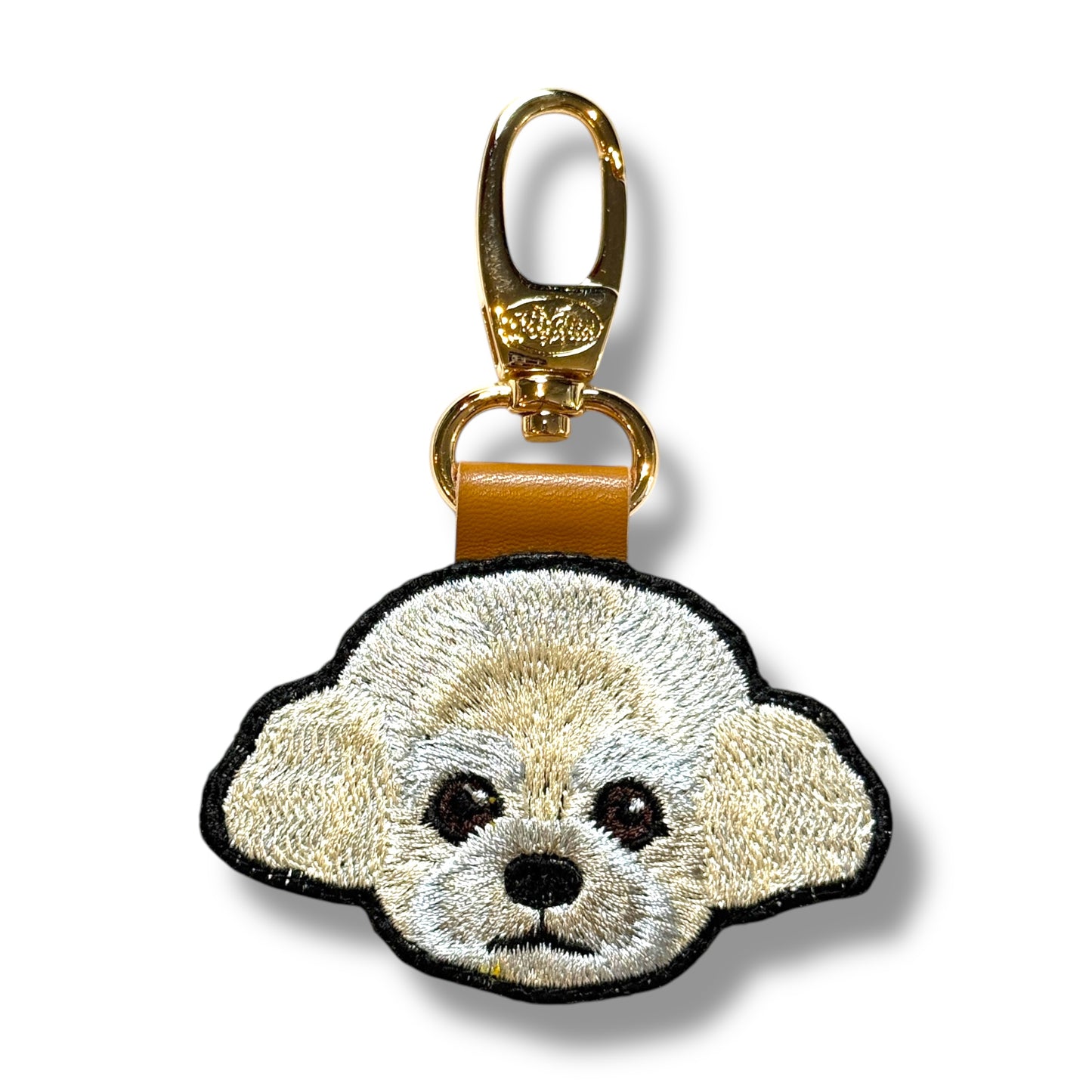 トイプードルの刺繍ワッペン