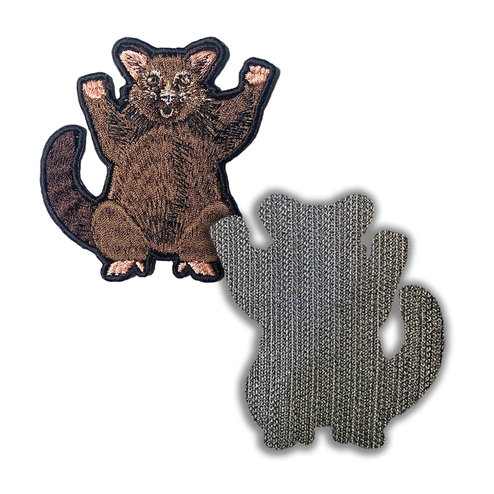 フクロギツネの 刺繍ワッペン