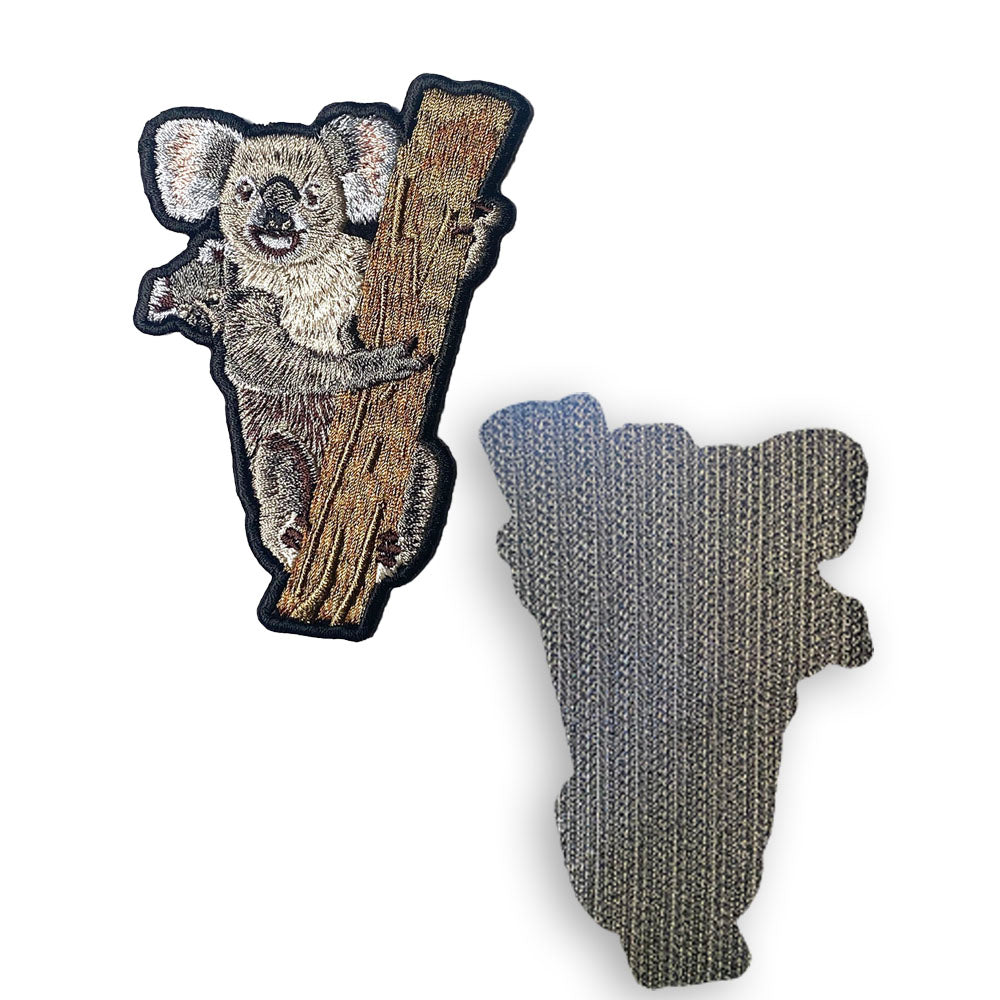 コアラの親子 刺繍ワッペン