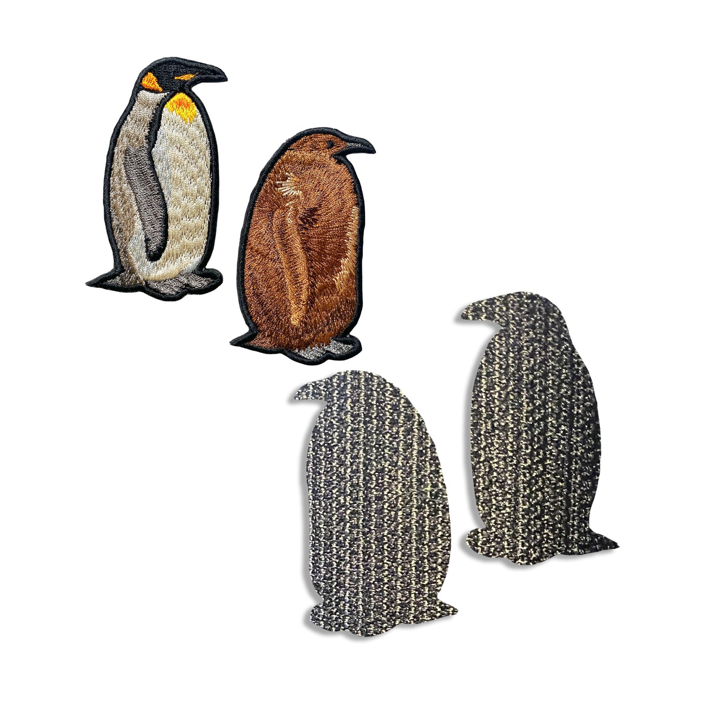 オウサマペンギンの刺繍ワッペン