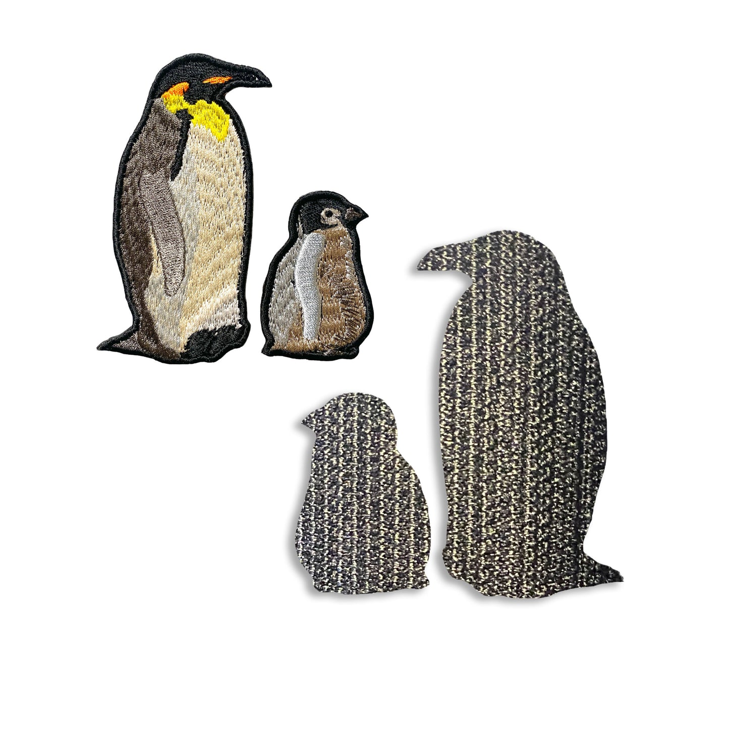コウテイペンギンの刺繍ワッペン