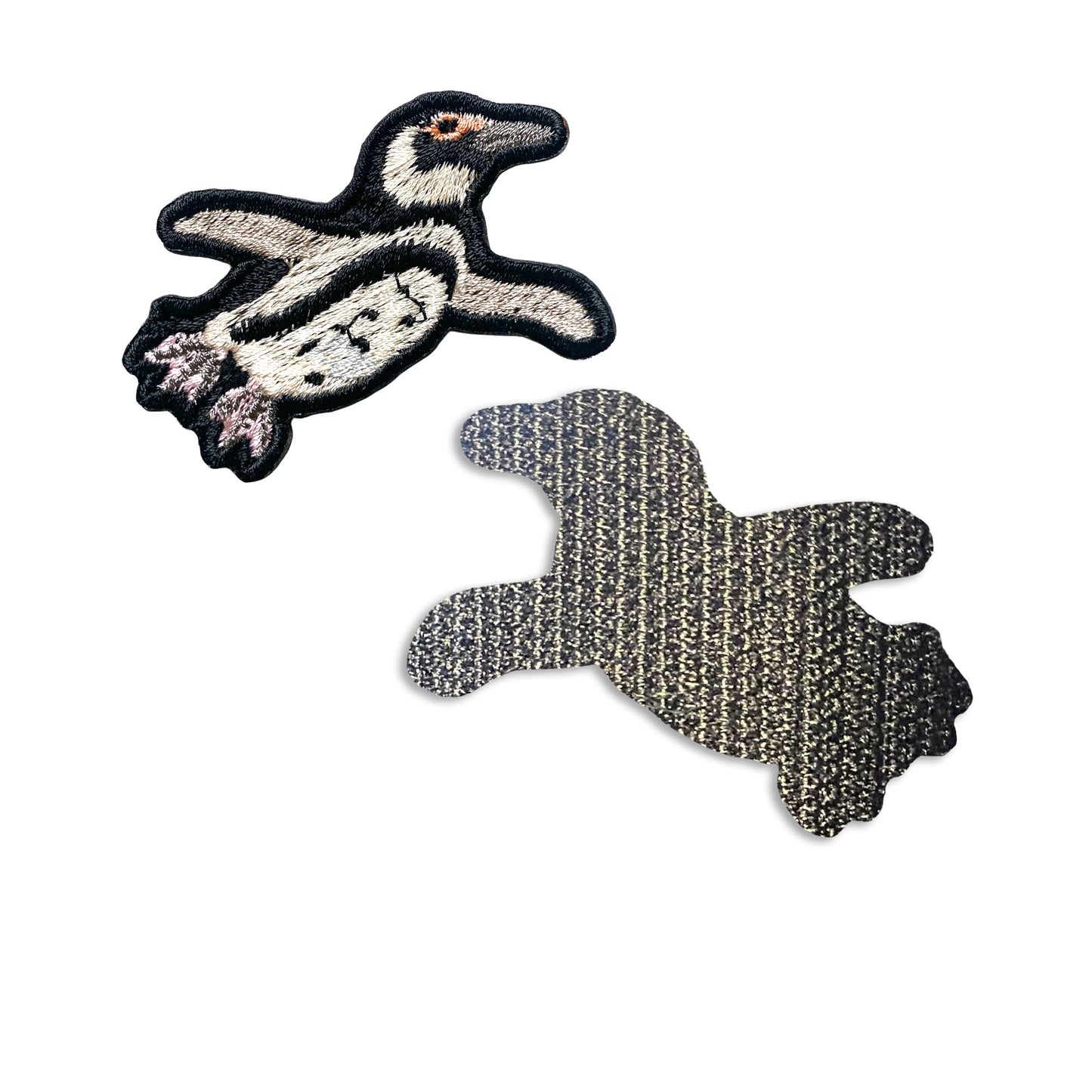 マゼランペンギンの刺繍ワッペン