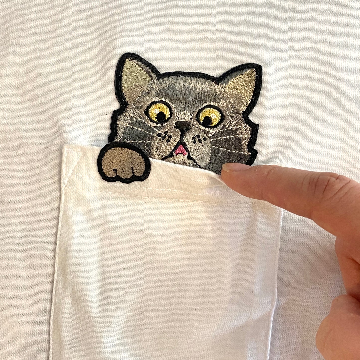 動物ワッペンでつくるビッグシルエットTシャツ