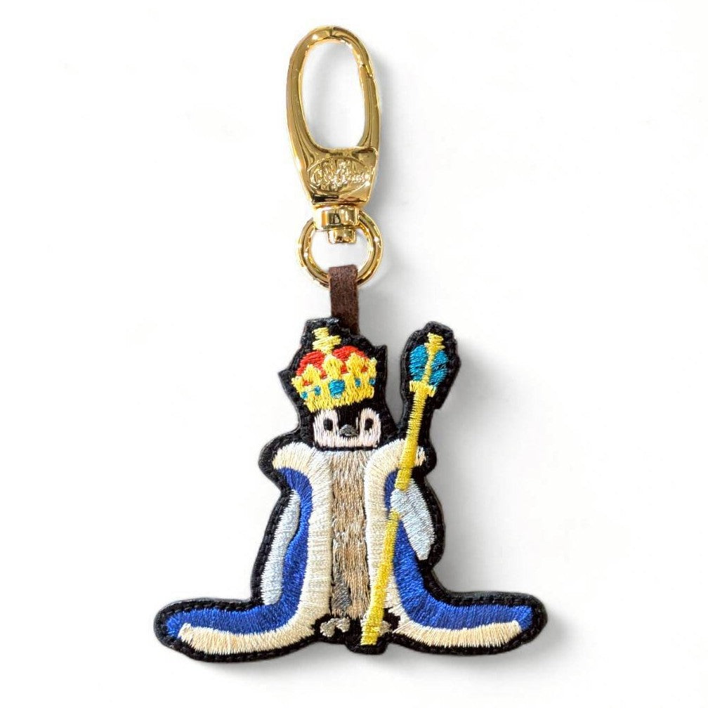 I am Emperorコウテイペンギン ヒナの刺繍ワッペン