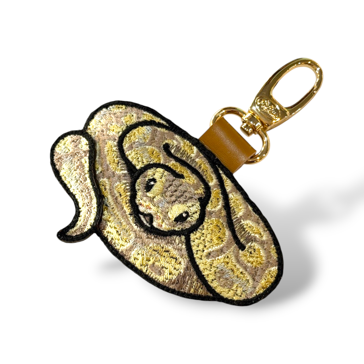 ボールパイソンの刺繍ワッペン