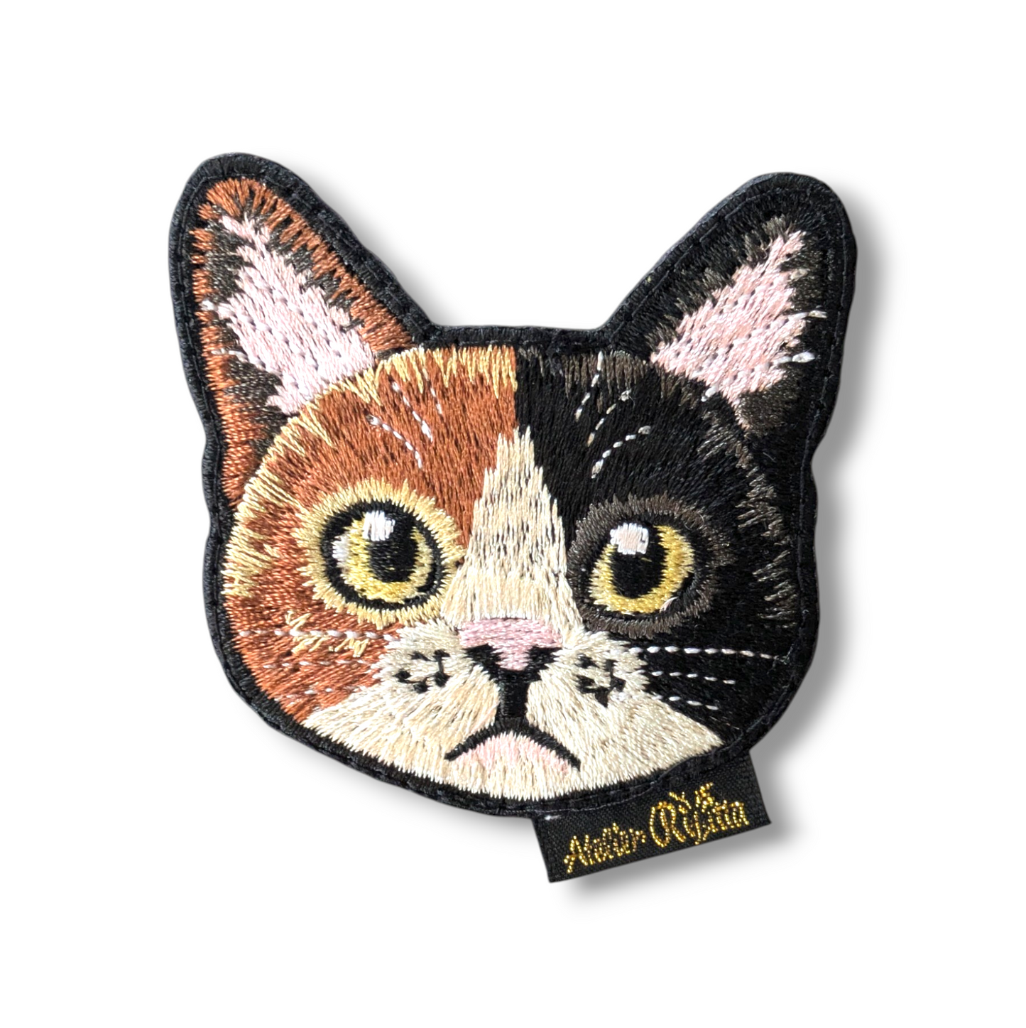 ミケネコの刺繍ワッペン