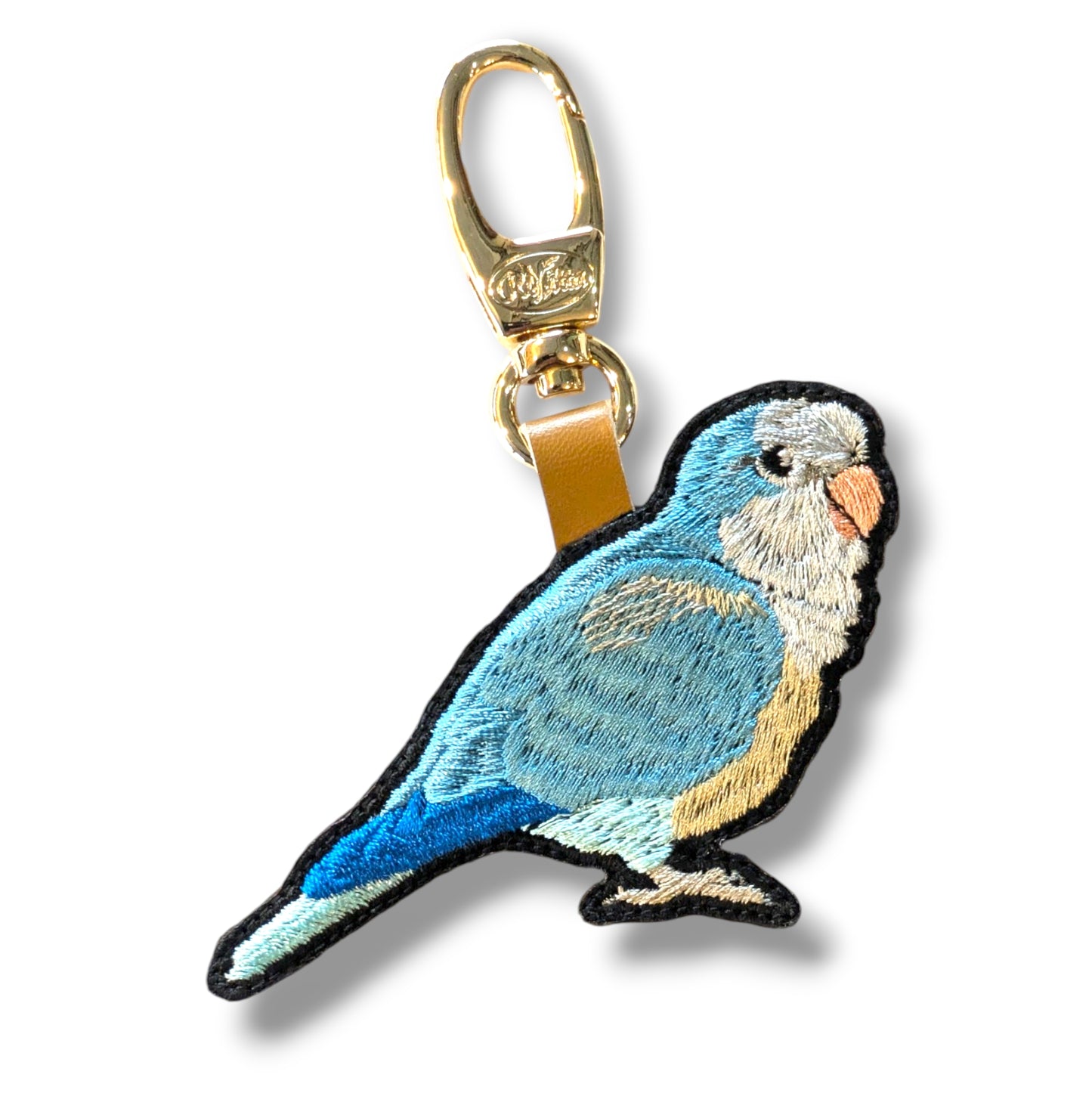 オキナインコの刺繍ワッペン