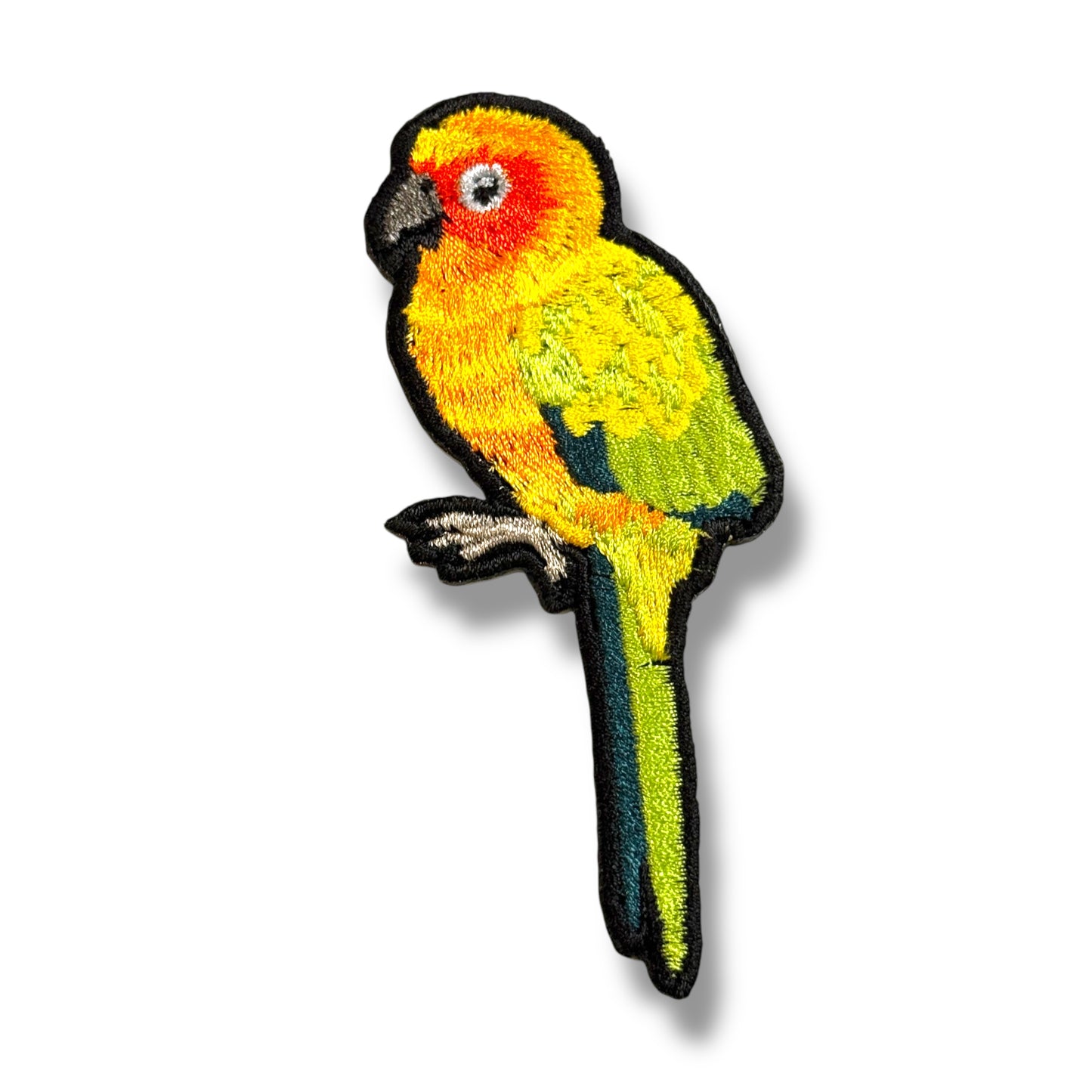コガネメキシコインコの刺繍ワッペン