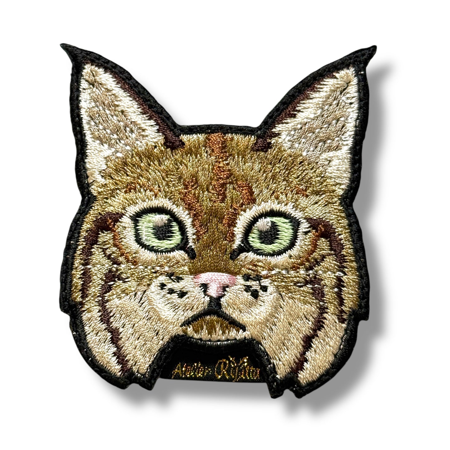 ボブキャットの刺繍ワッペン
