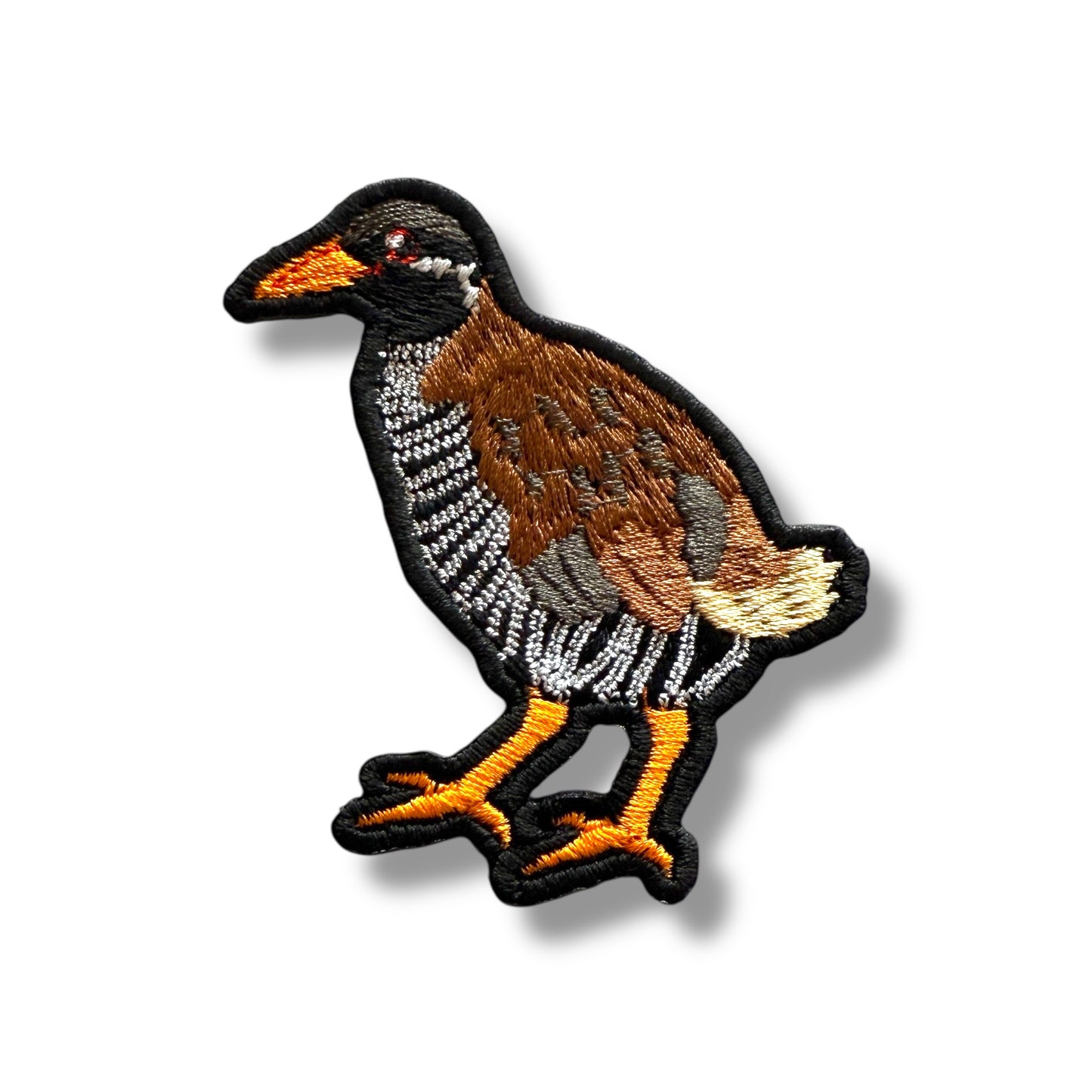 ヤンバルクイナの刺繍ワッペン