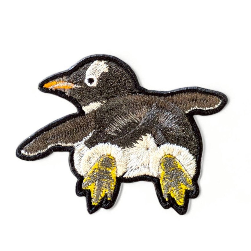 ジェンツーペンギンのペンケツ刺繍ワッペン