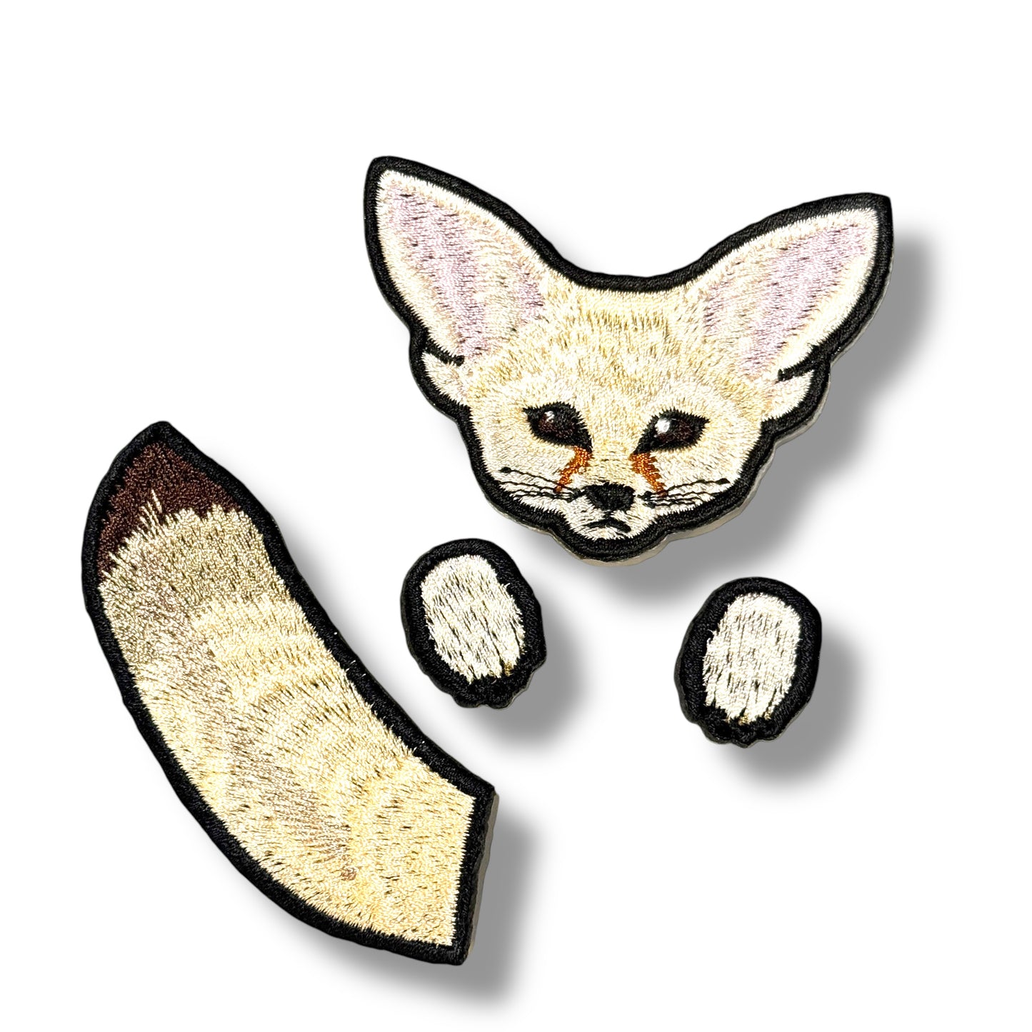 フェネックの刺繍ワッペン