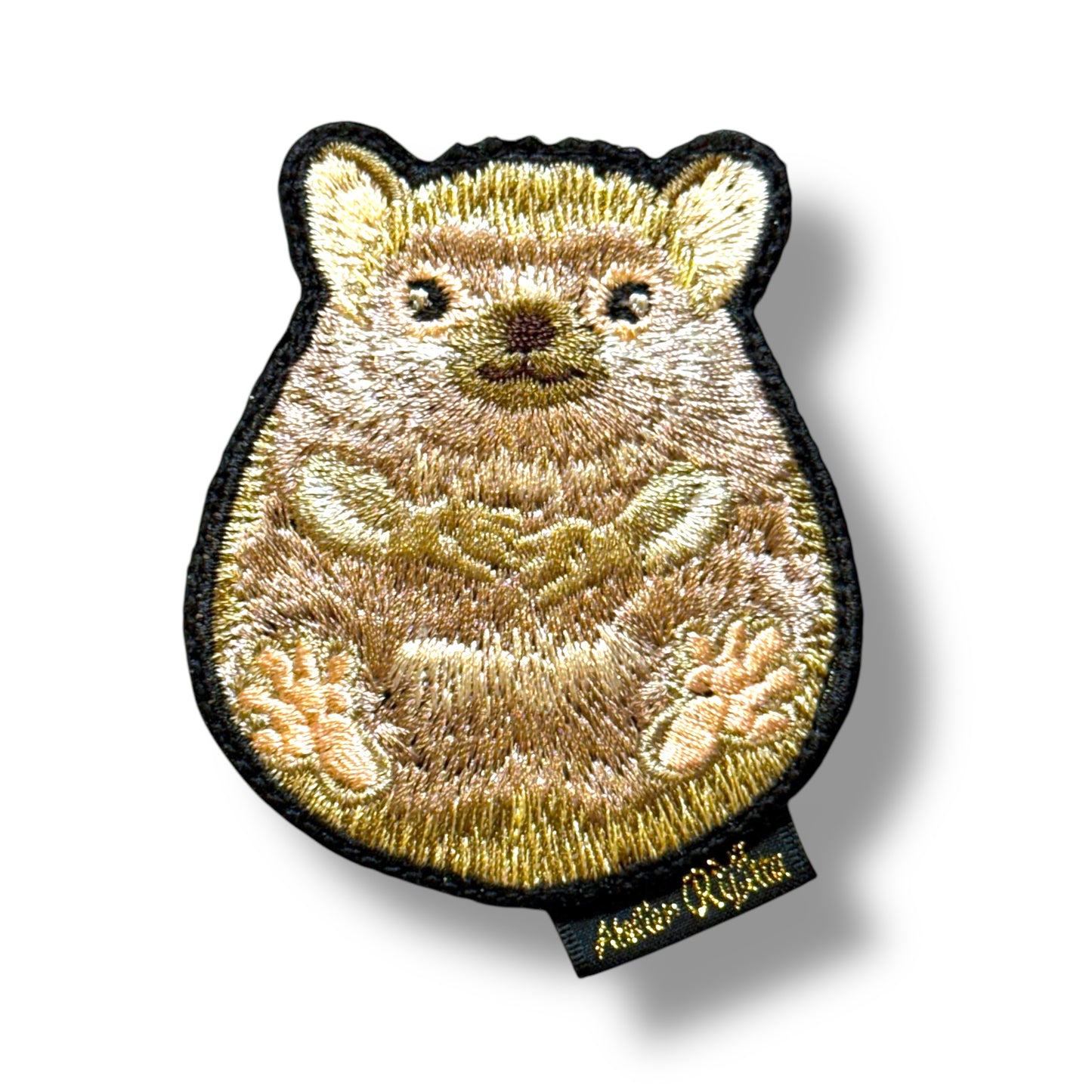 ヒメハリテンレックの刺繍ワッペン