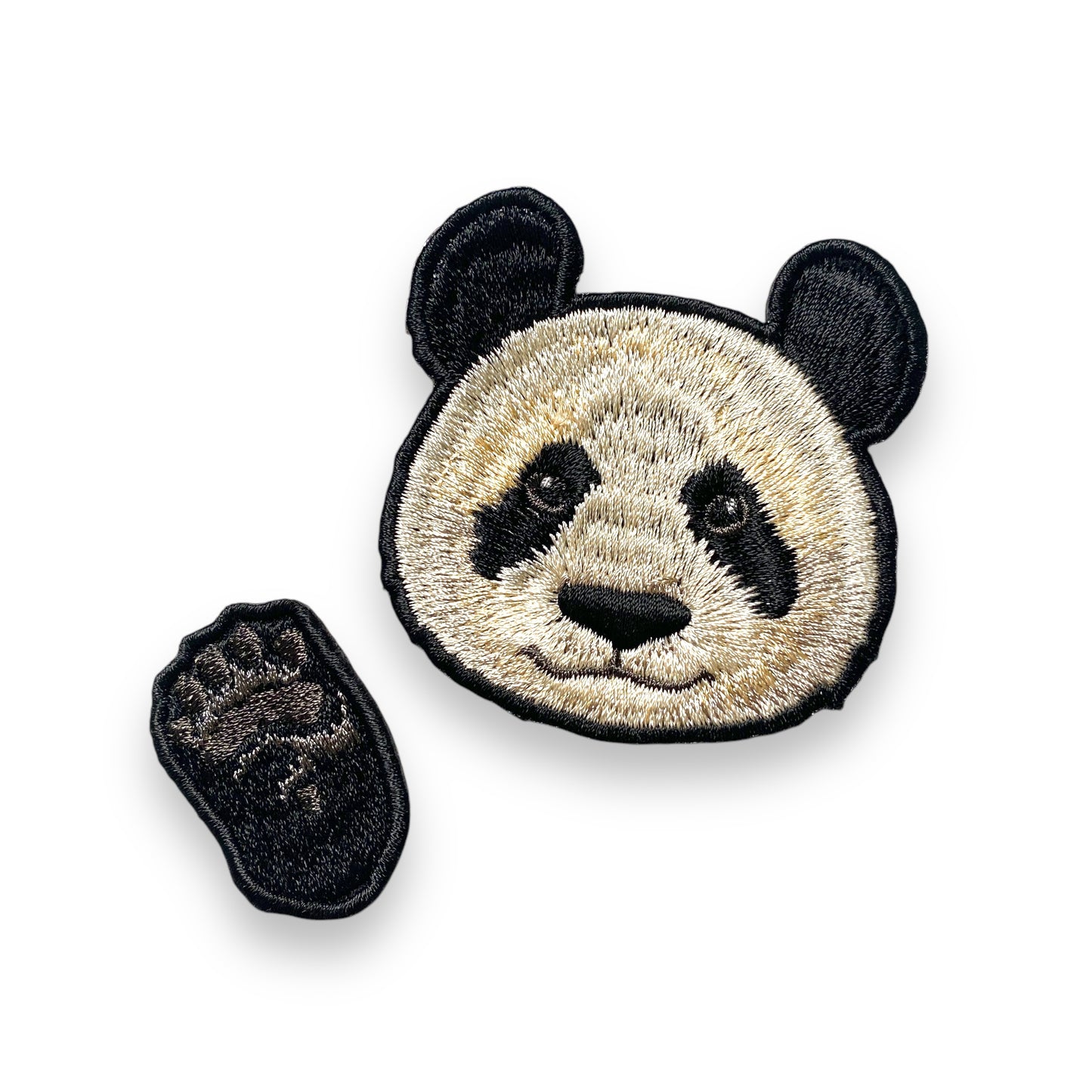 ジャイアントパンダの刺繍ワッペン