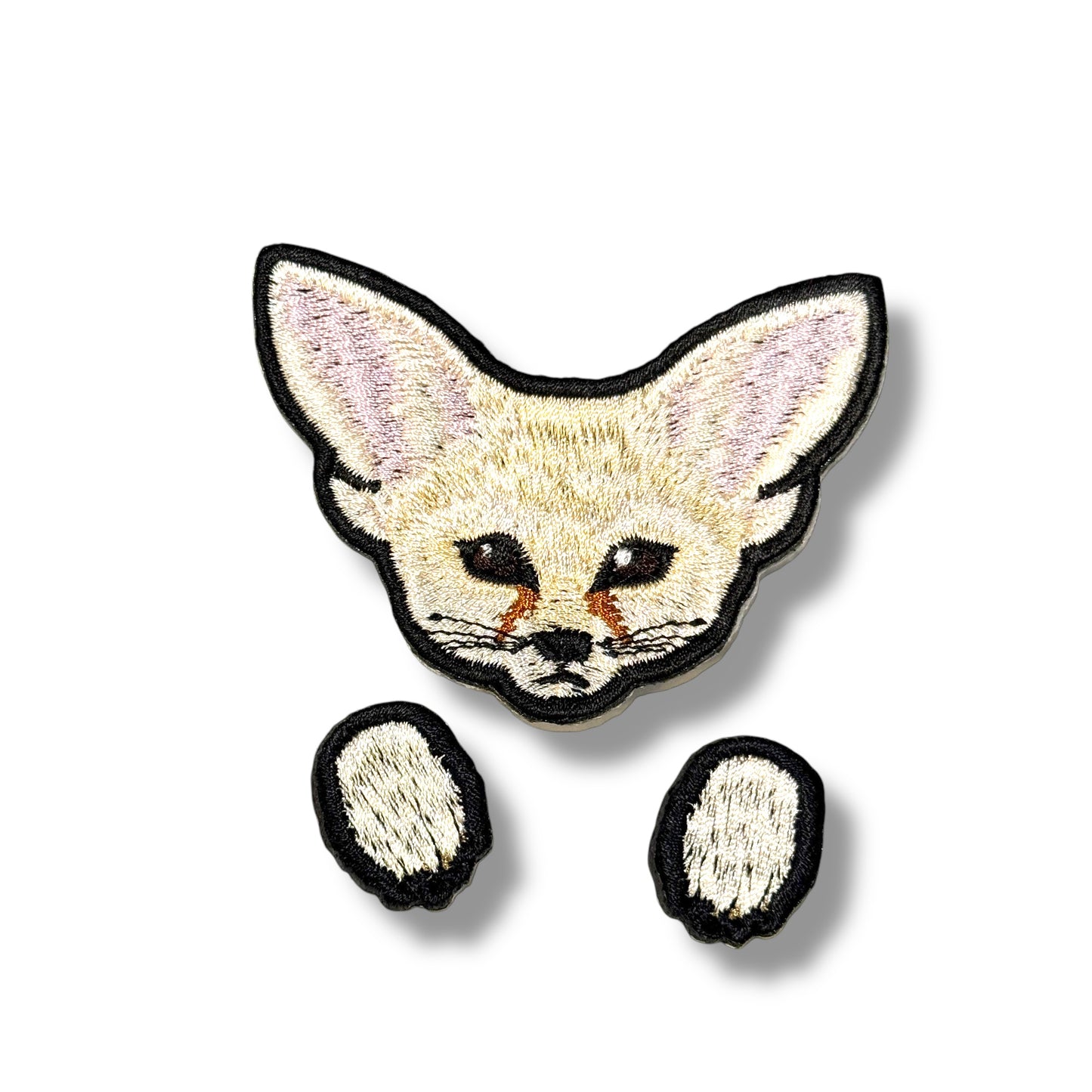 フェネックの刺繍ワッペン