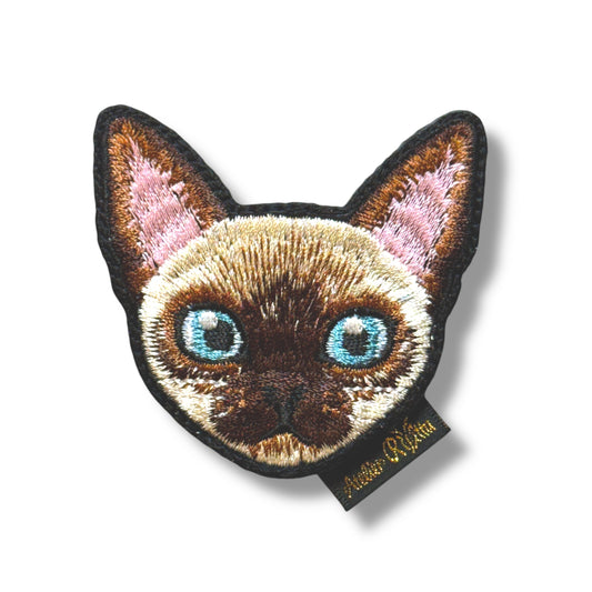 サイアミーズの刺繍ワッペン