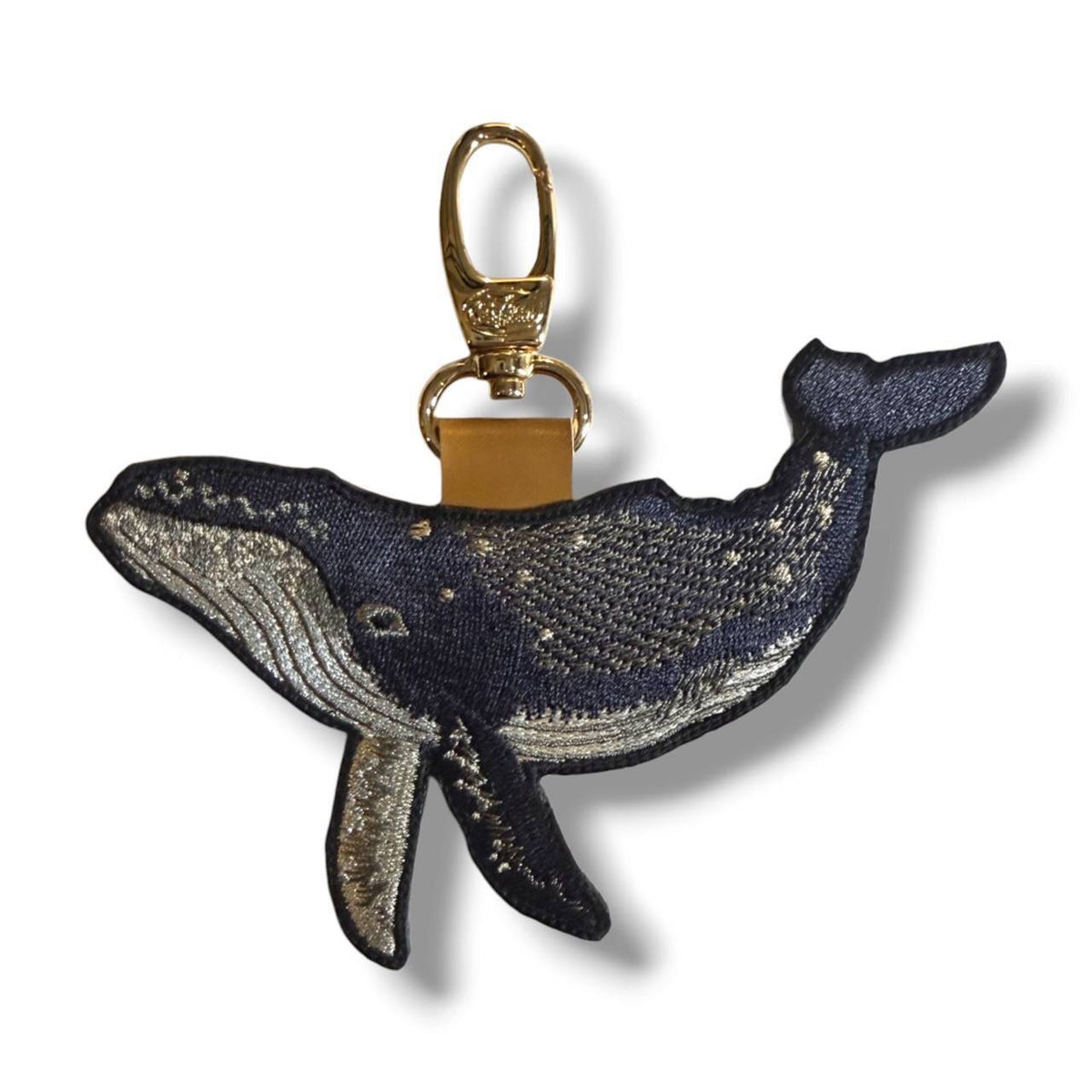 ザトウクジラのビッグ刺繍ワッペン