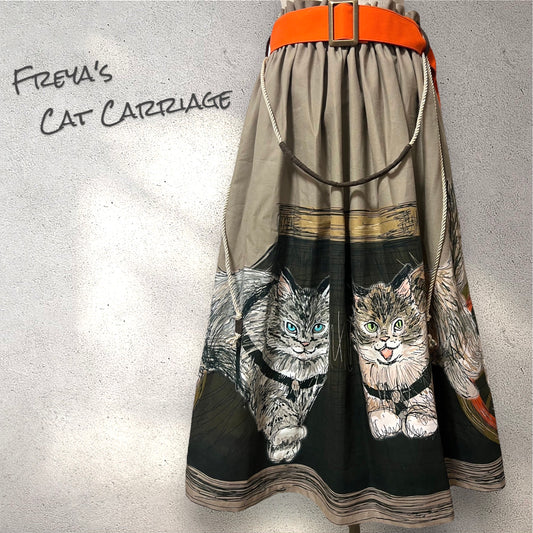 フレイヤの猫戦車スカート　【受注生産】
