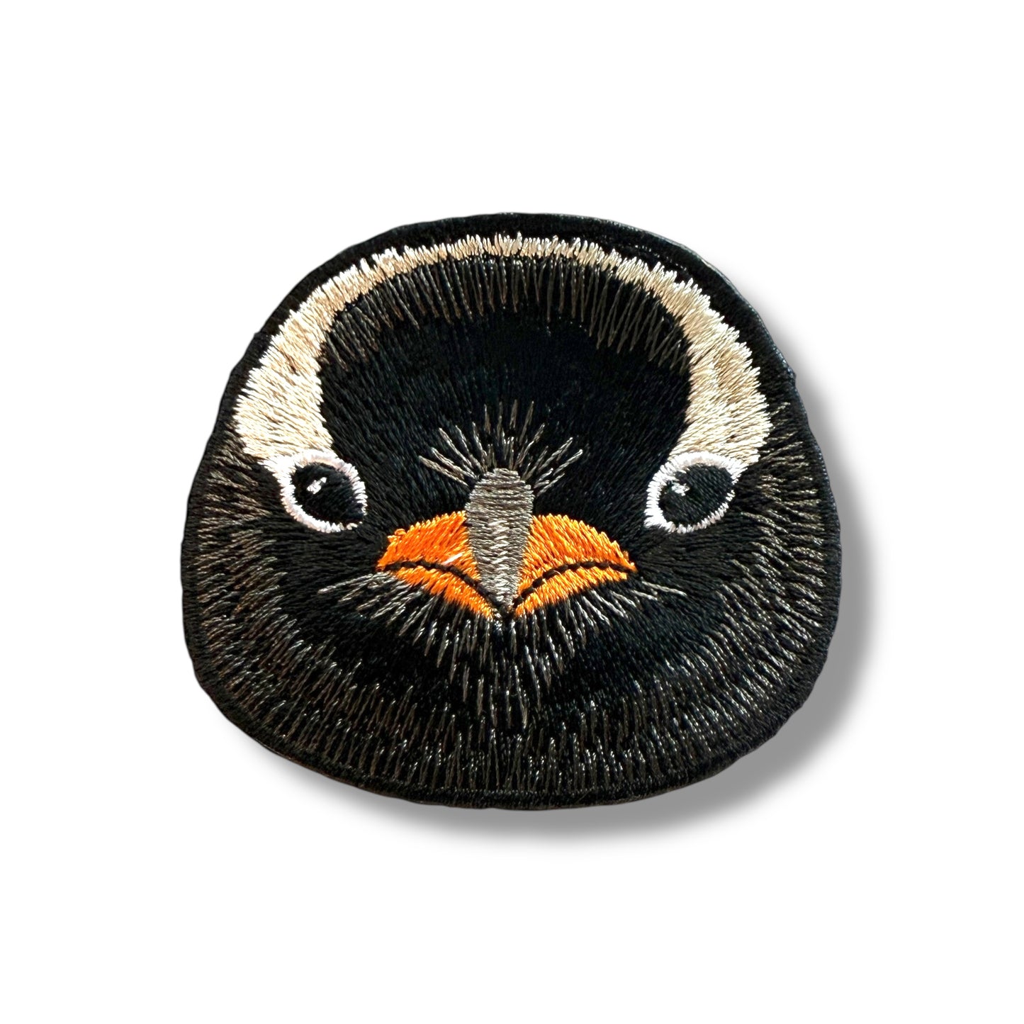 ジェンツーペンギンの証明写真刺繍ワッペン